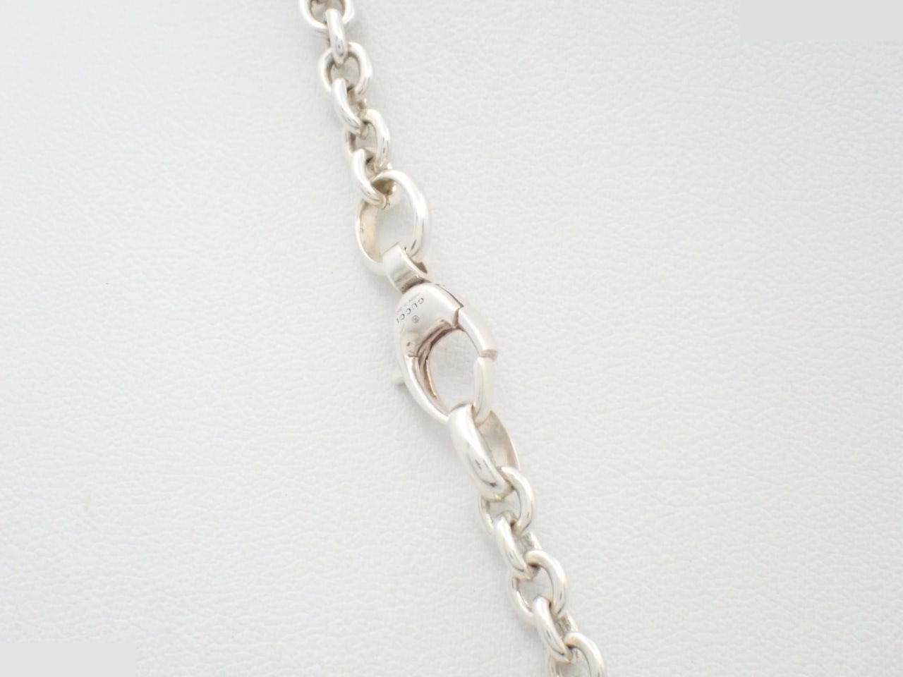Interlocking G Chain Necklace, SV925, 27.3g — view 2