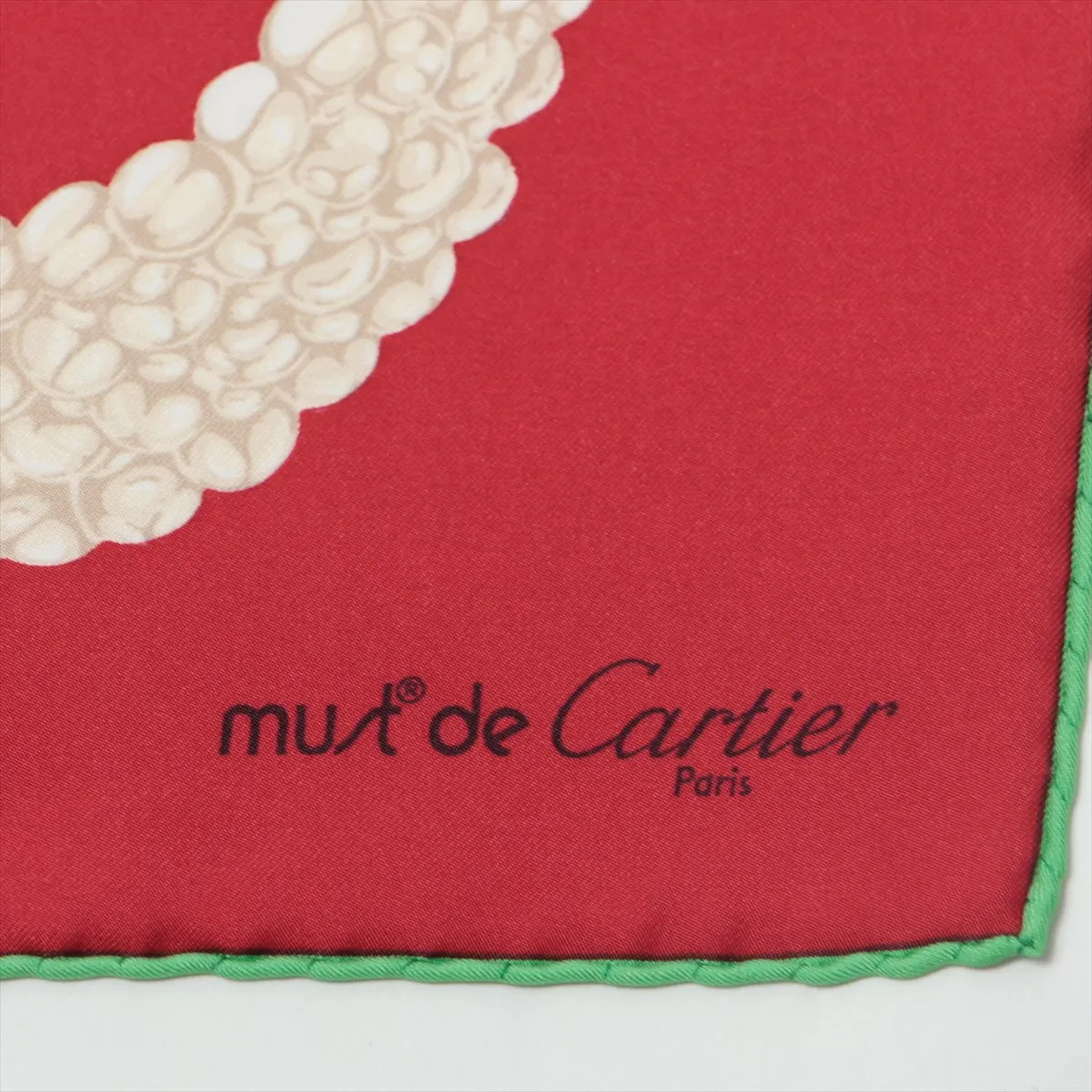scarf silk red thread — view 6