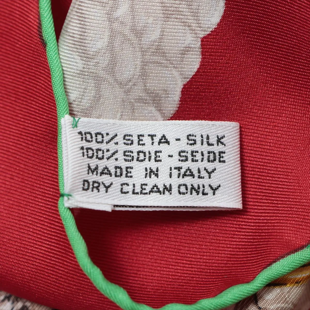 scarf silk red thread — view 7
