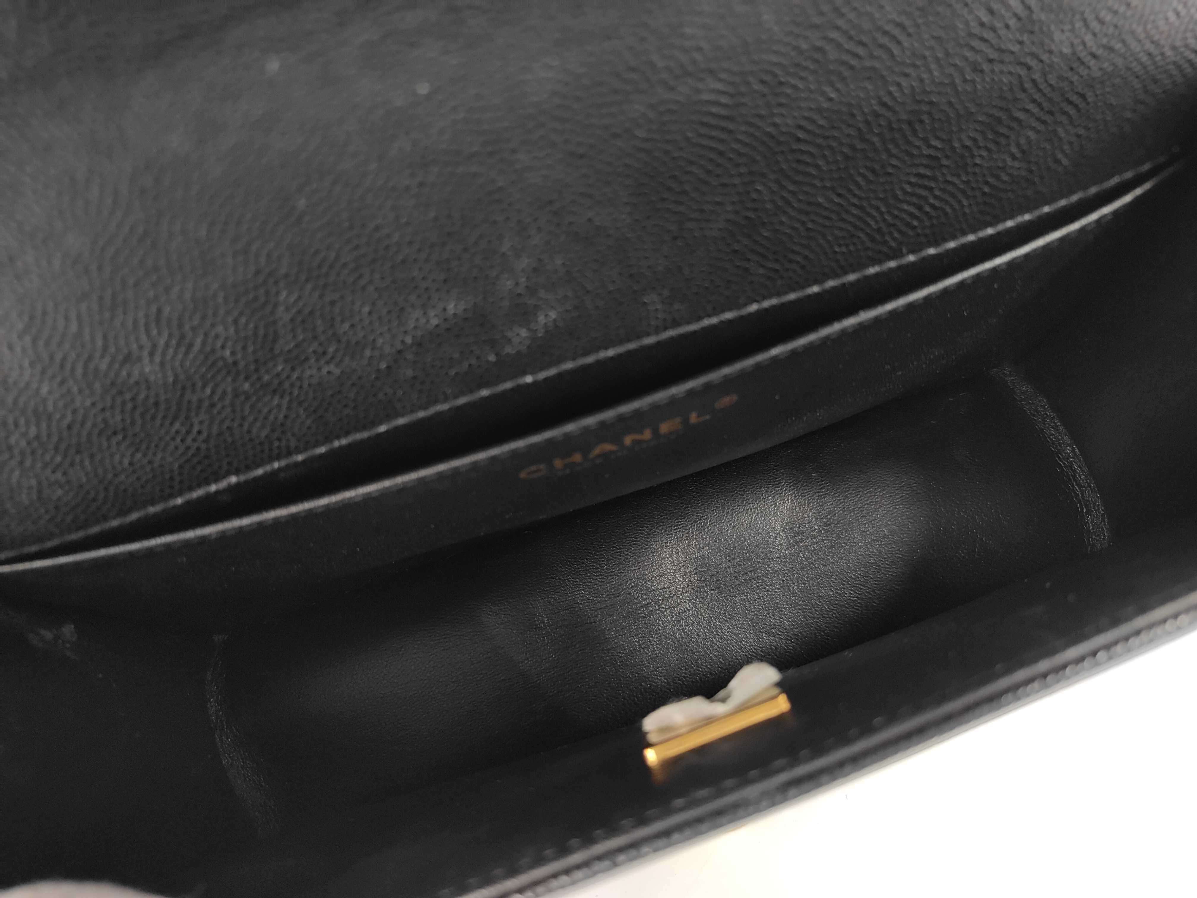 Boy Chanel A67086 GAJL8KLE Chain Shoulder Bag, Calfskin, Black, Gold Hardware, Shoulder Bag — view 9