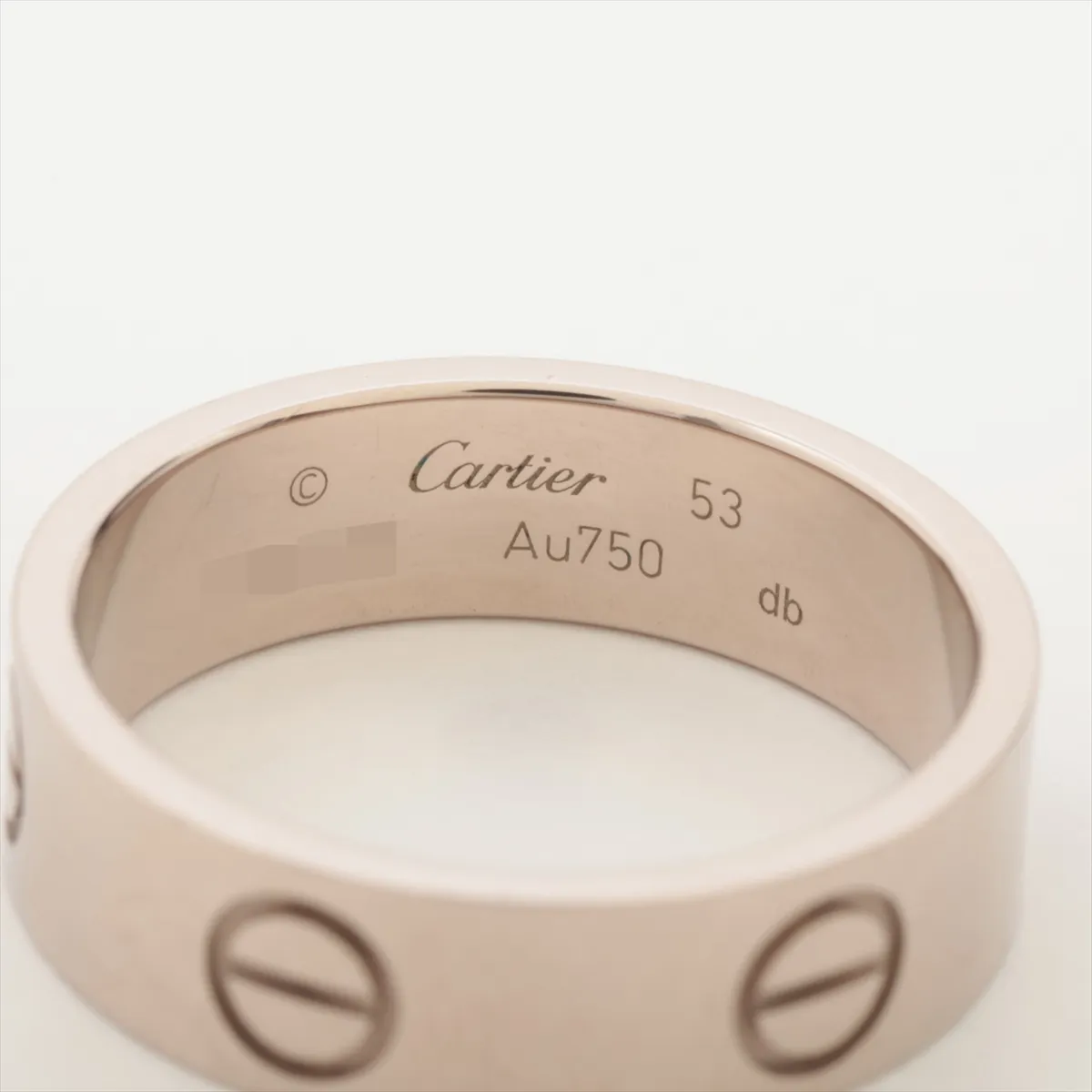 Love Ring 750(WG) 6.2g 53 Initial HMT237 CRB4084753 — view 3