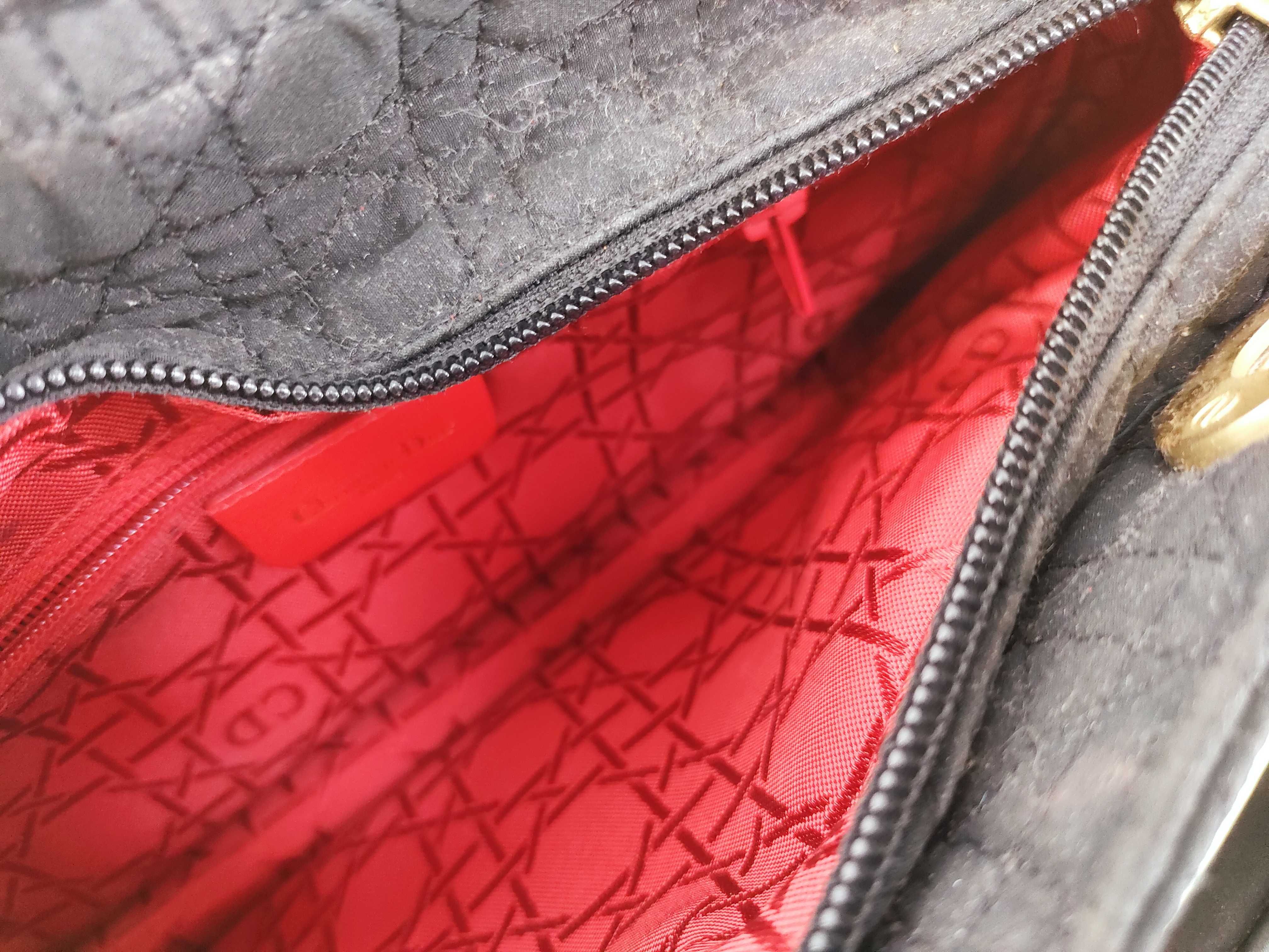 Lady Dior Christian Lady Cannage Quilted Handbag — view 13