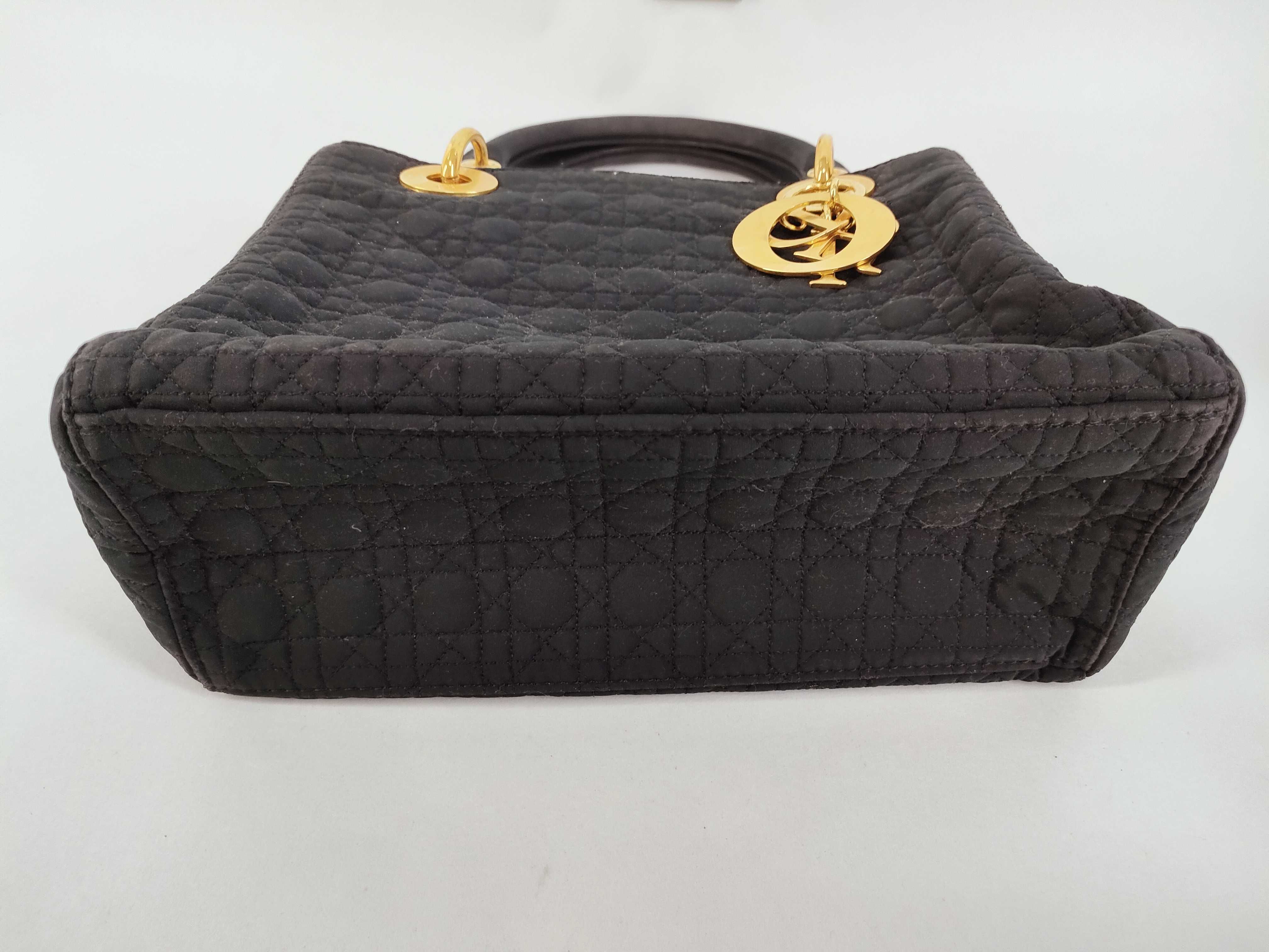 Lady Dior Christian Lady Cannage Quilted Handbag — view 7