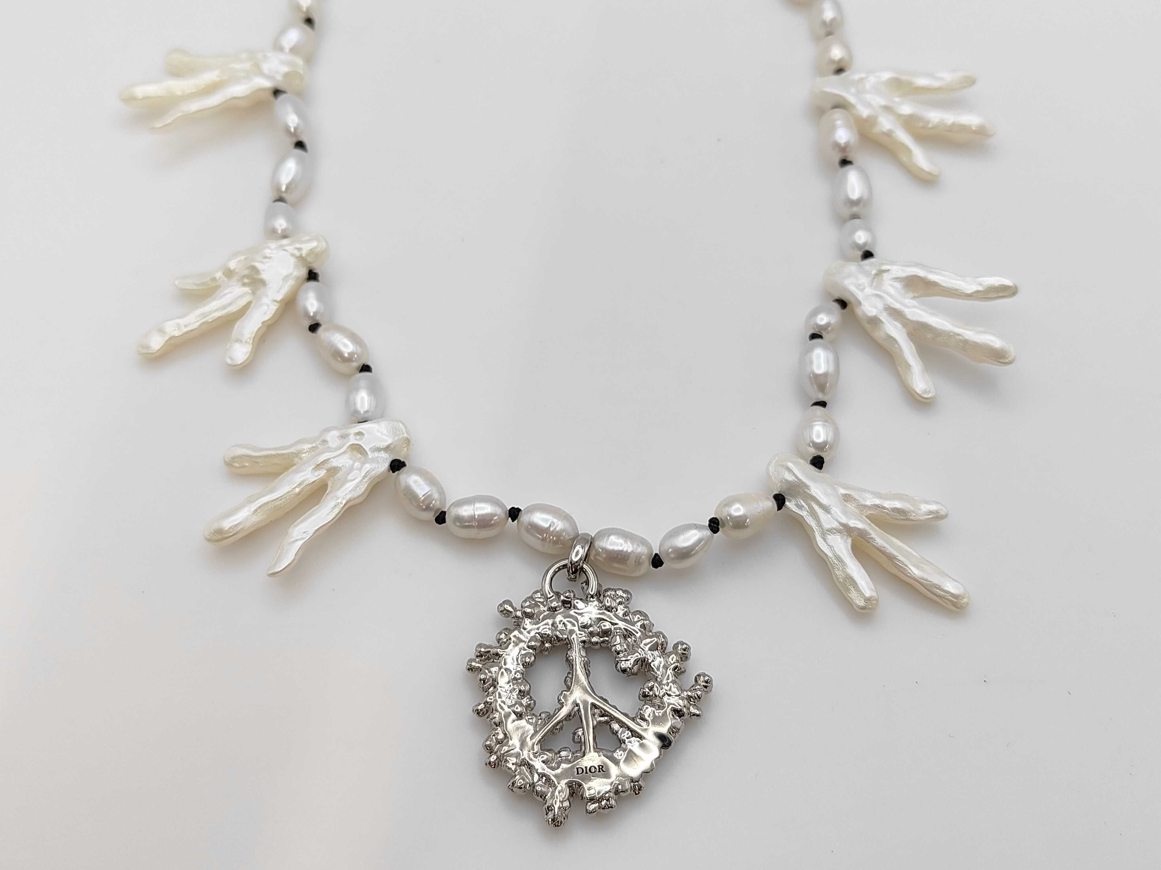 Denima Tears Pearl Necklace — view 2