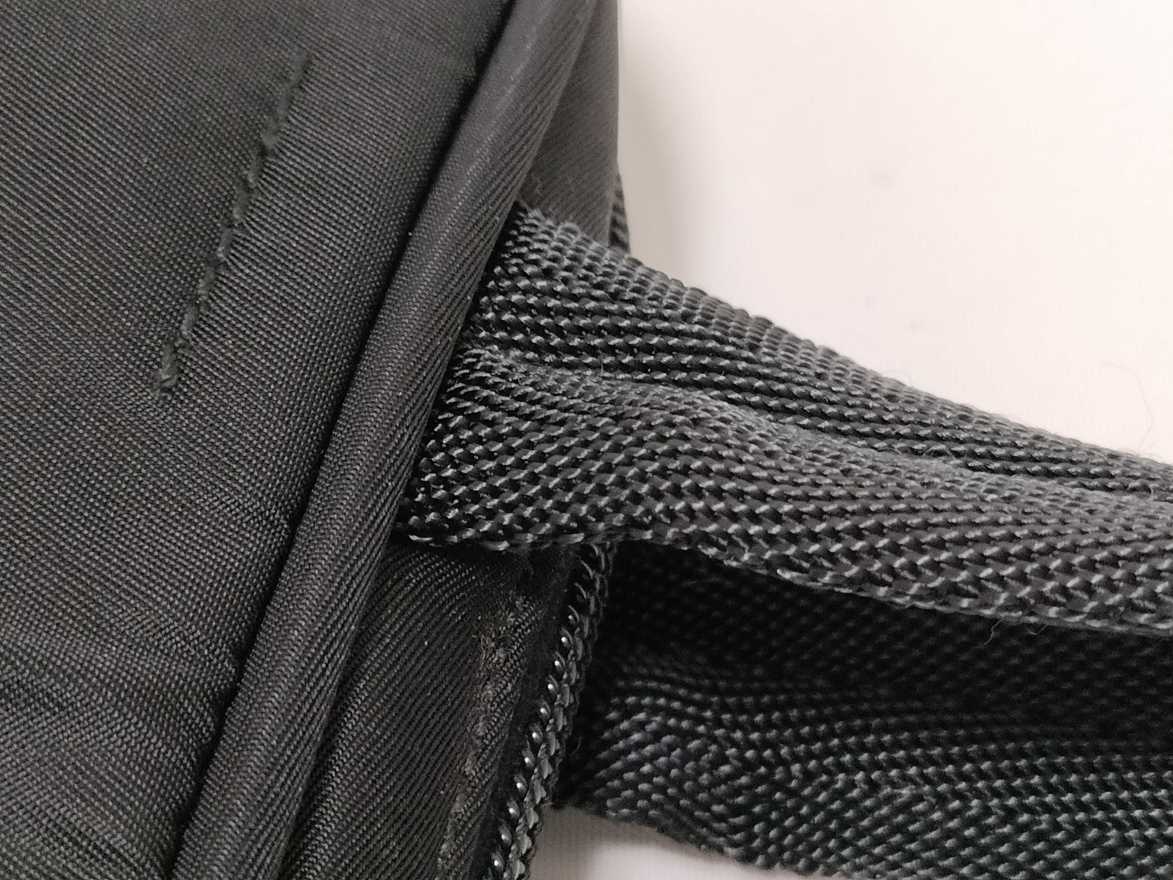 nylon handbag, black nylon, with clochette, guarantee card, and padlock. — view 5