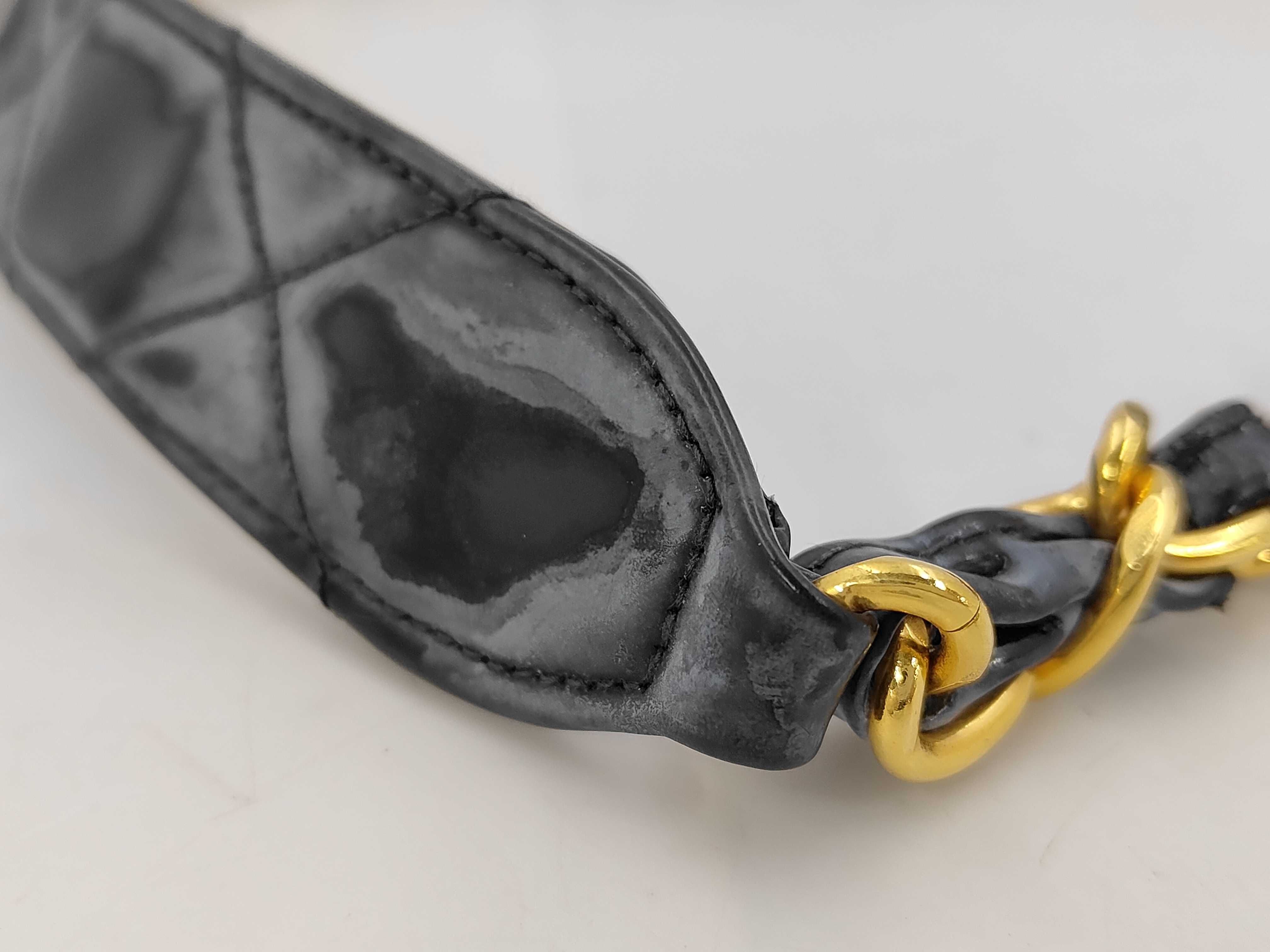 Matelassé Black Chain Shoulder Bag, Series 3, with original seal. — view 4