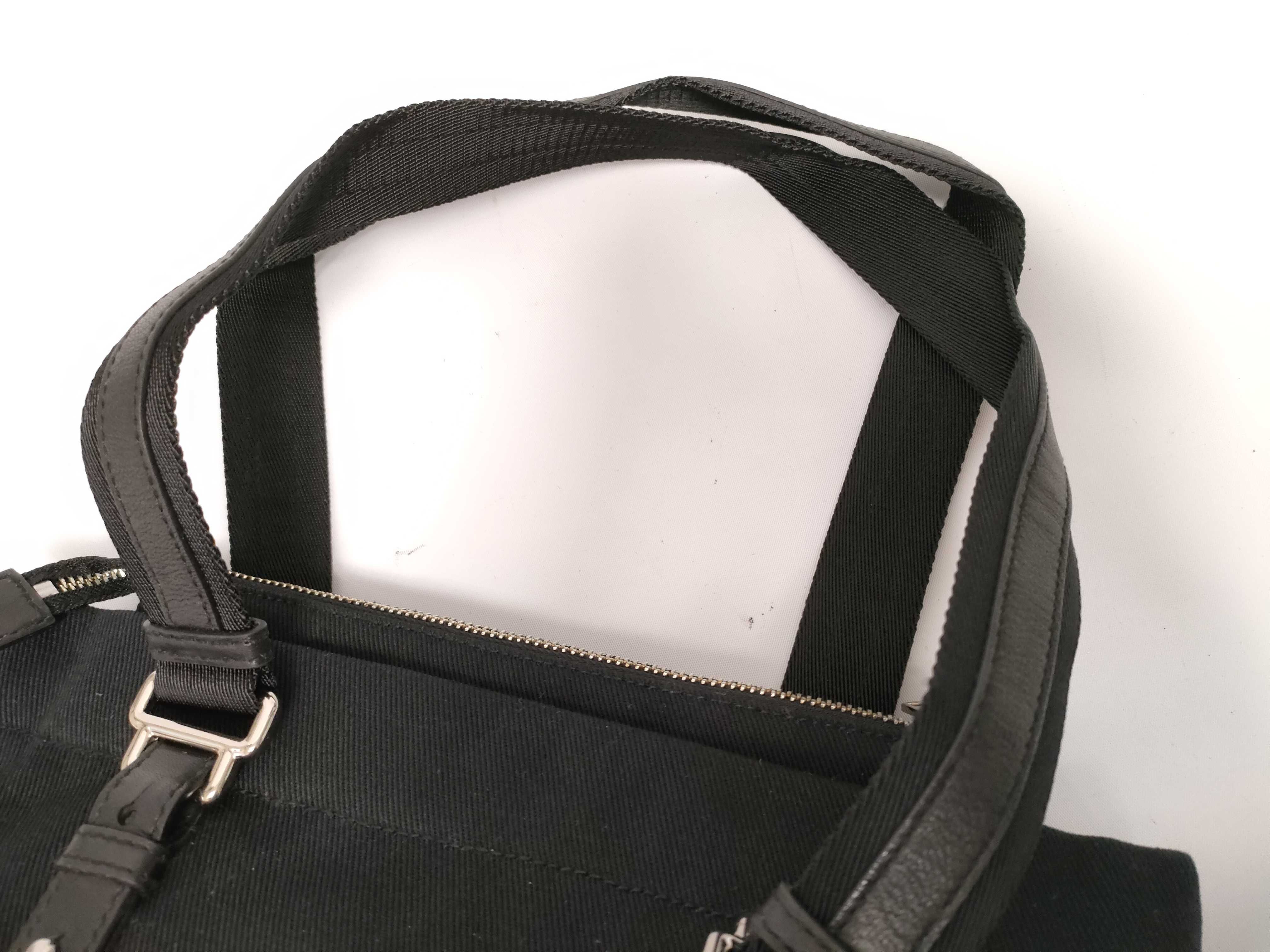 Kahala YSL Canvas Satin Lined Black Tote Bag with Dust Bag — view 5
