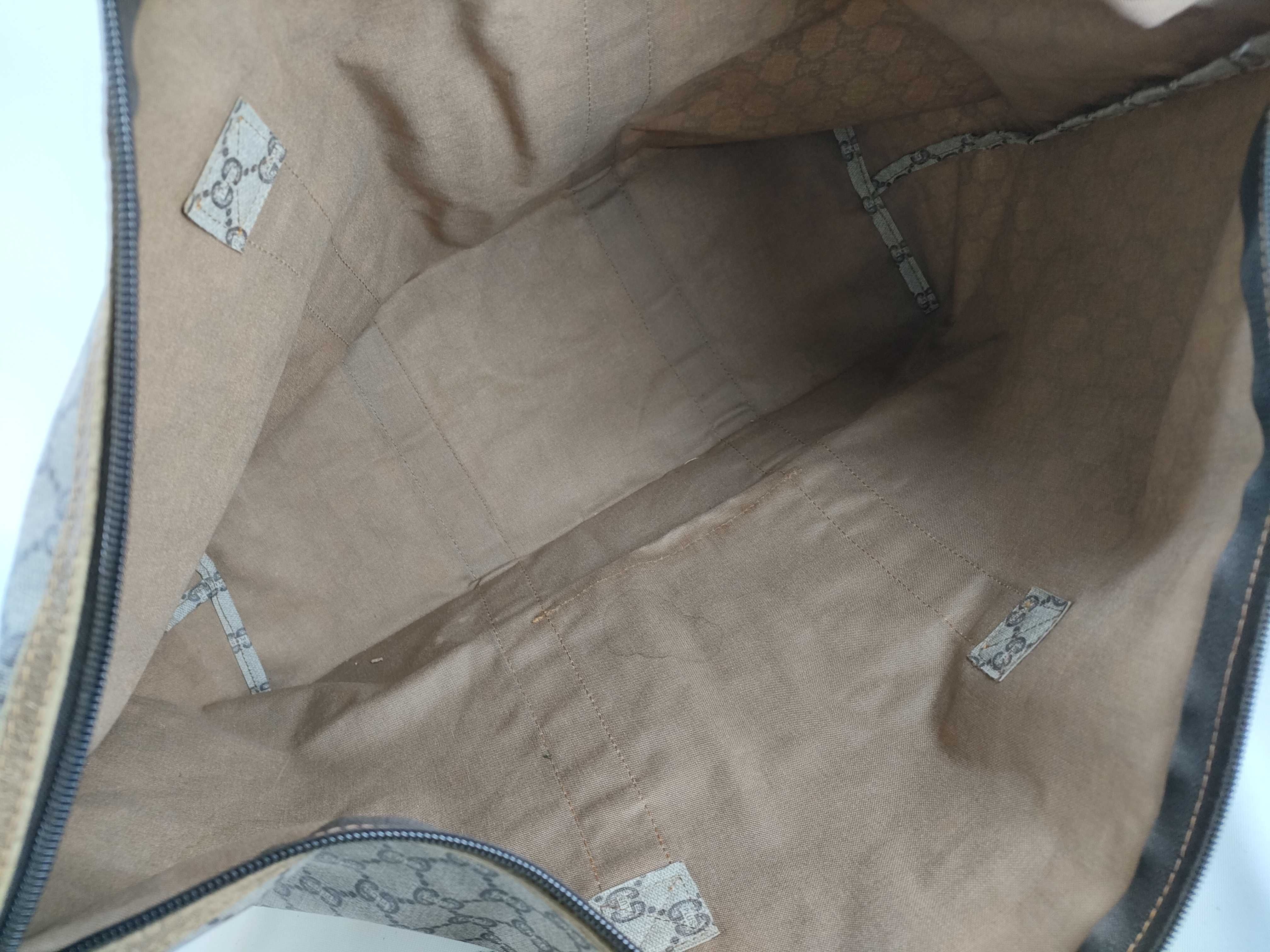 GG Supreme Old Gucci Sherry Boston Bag Tote Bag — view 9