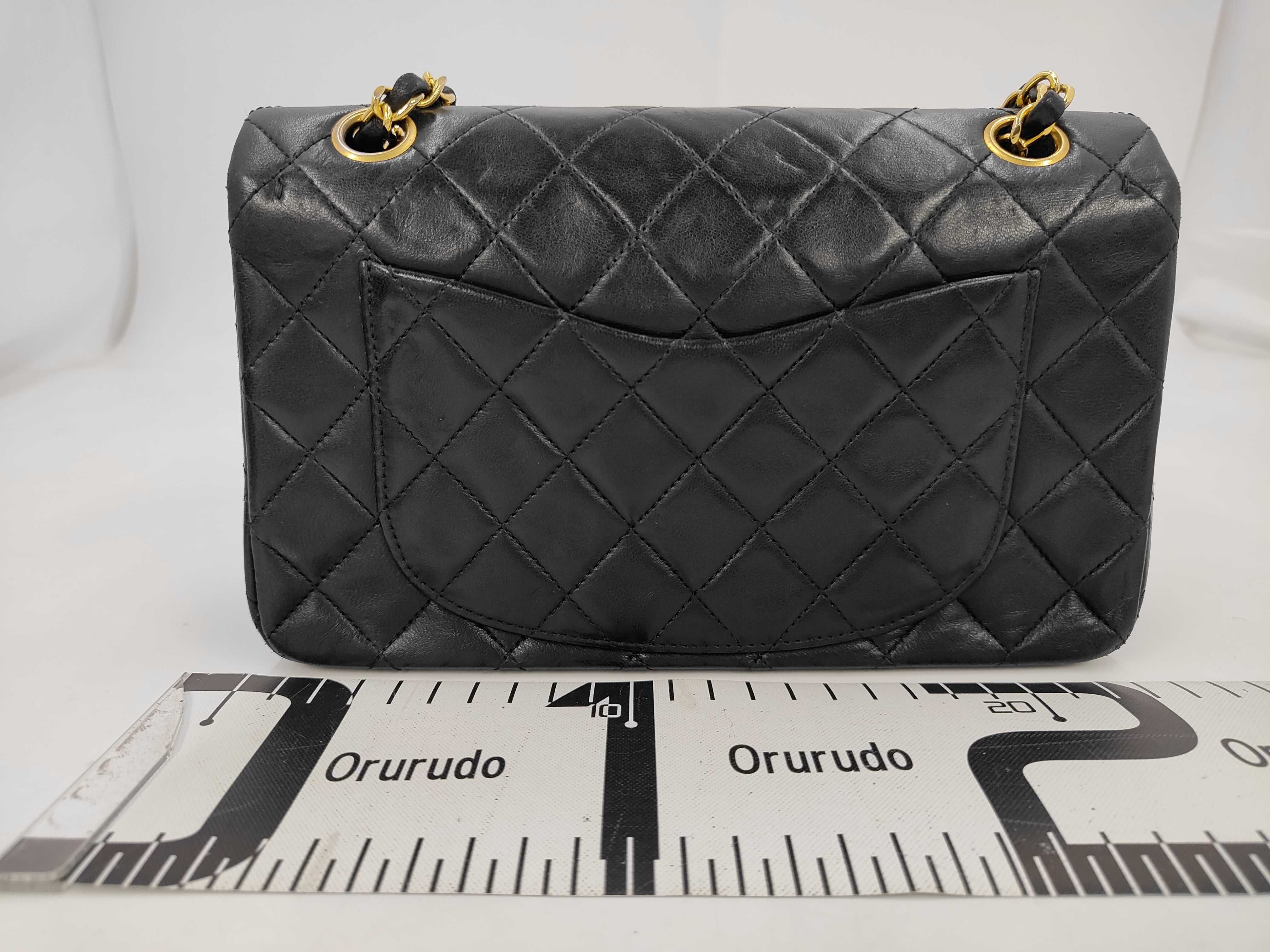 Matelassé 23 Double Flap Double Chain Lambskin Shoulder Bag — view 2