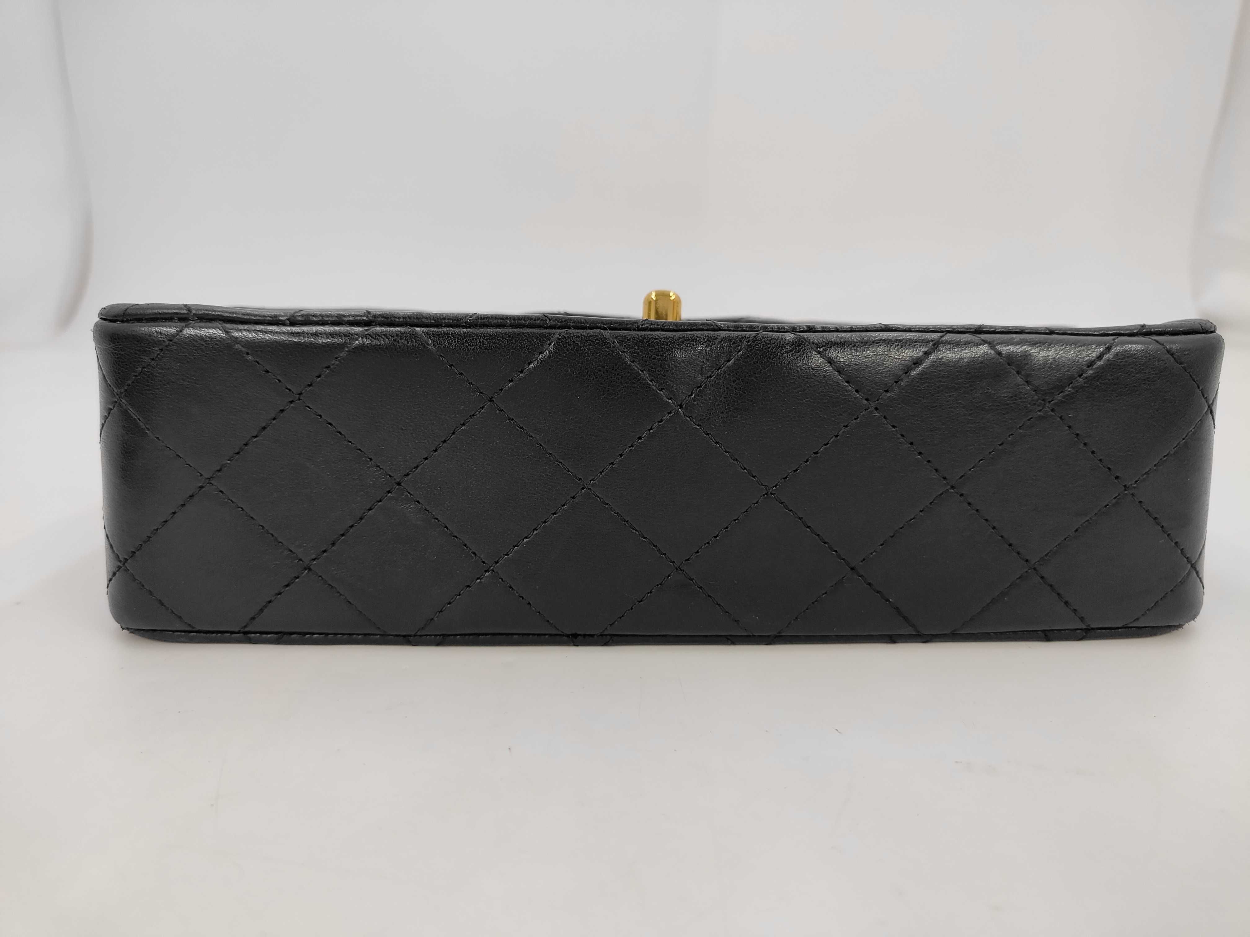 Matelassé 23 Double Flap Double Chain Lambskin Shoulder Bag — view 4