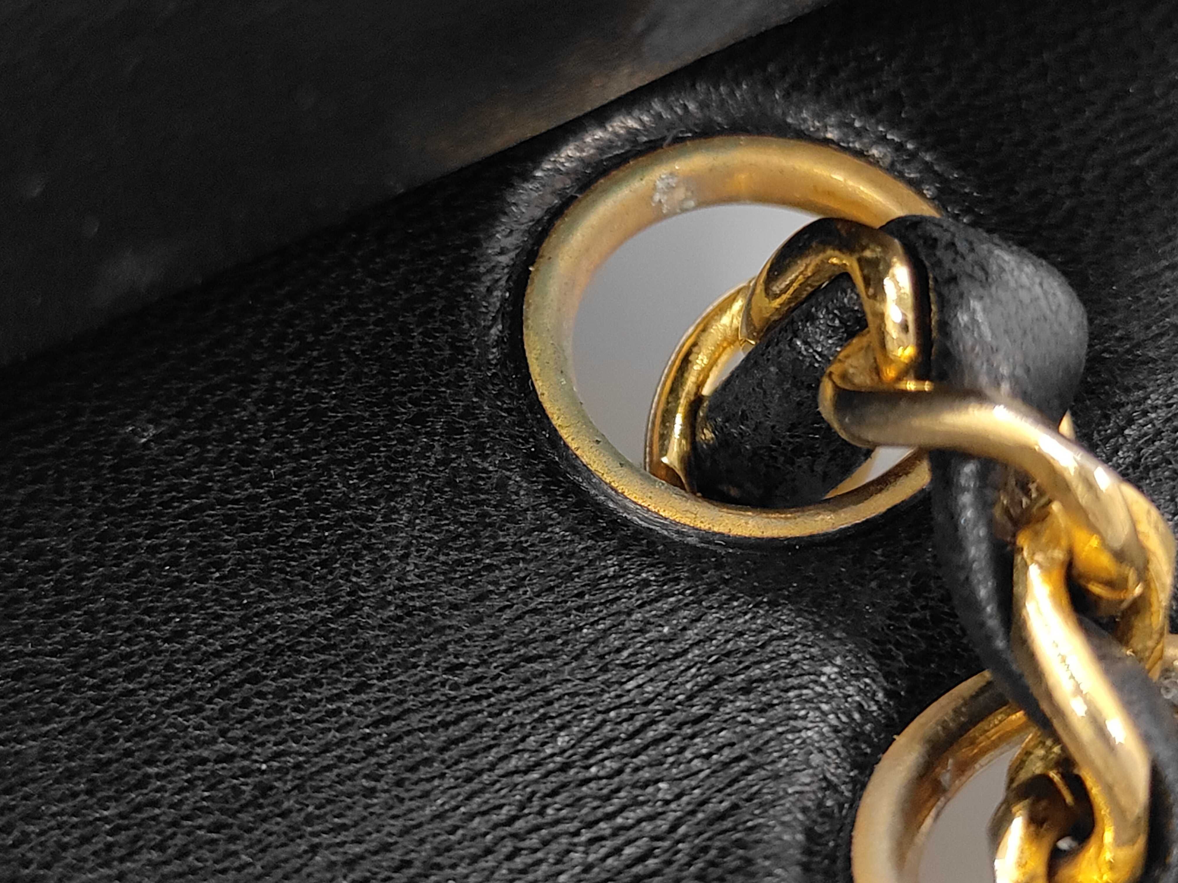 Matelassé 23 Double Flap Double Chain Lambskin Shoulder Bag — view 7