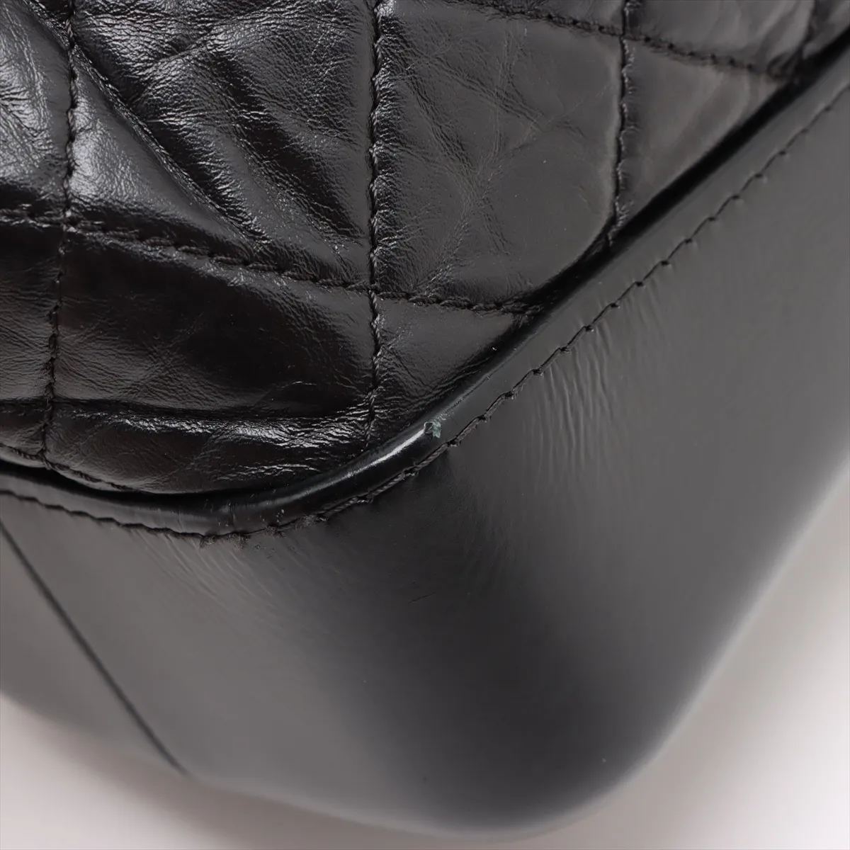 Gabriel de Chanel Vintage Calf Chain Backpack Black Gold x Silver Metal Fittings 27056120 27th Series — view 11