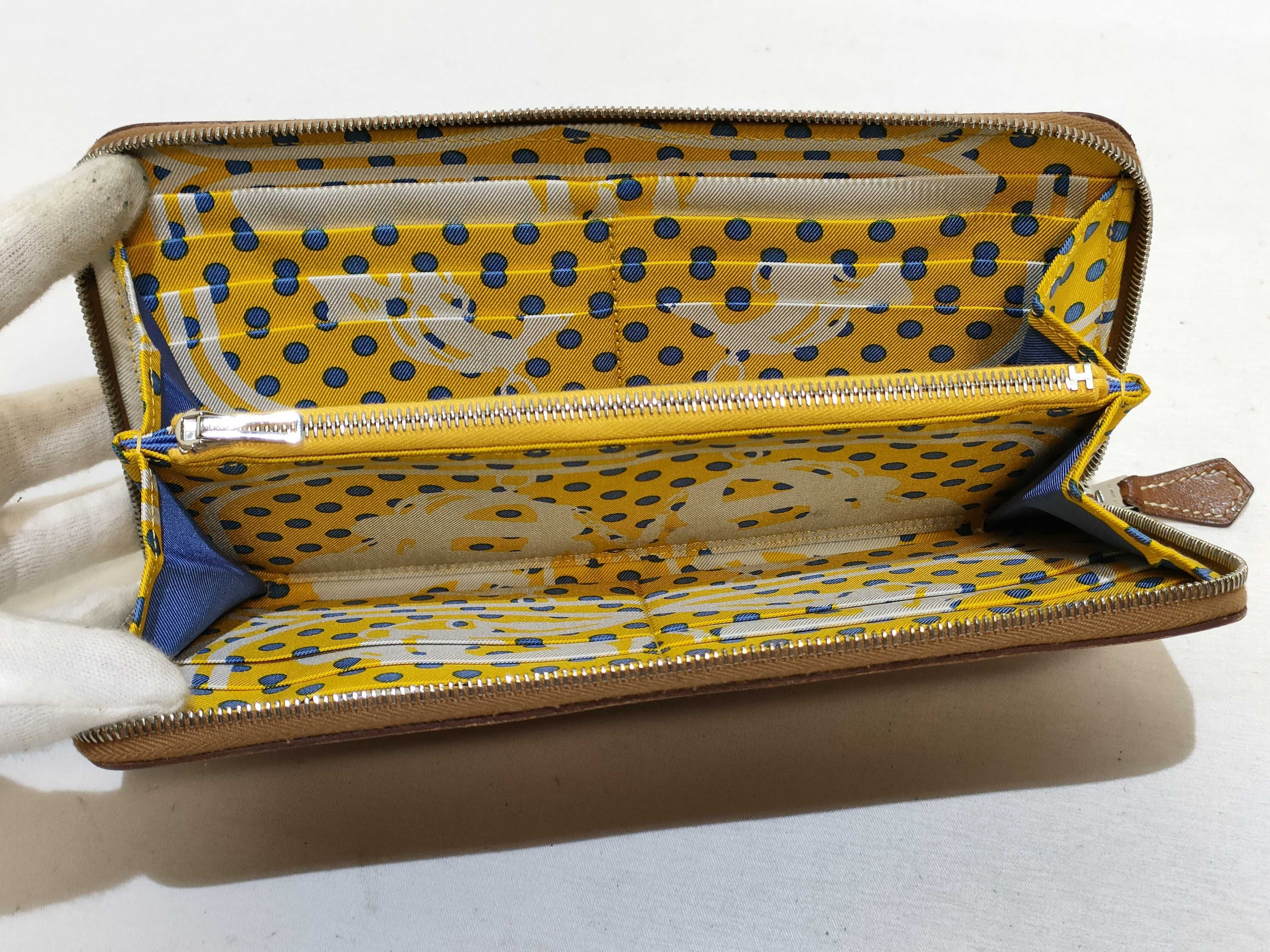 Azap Silk In Long Gold/Jaune Wallet — view 9