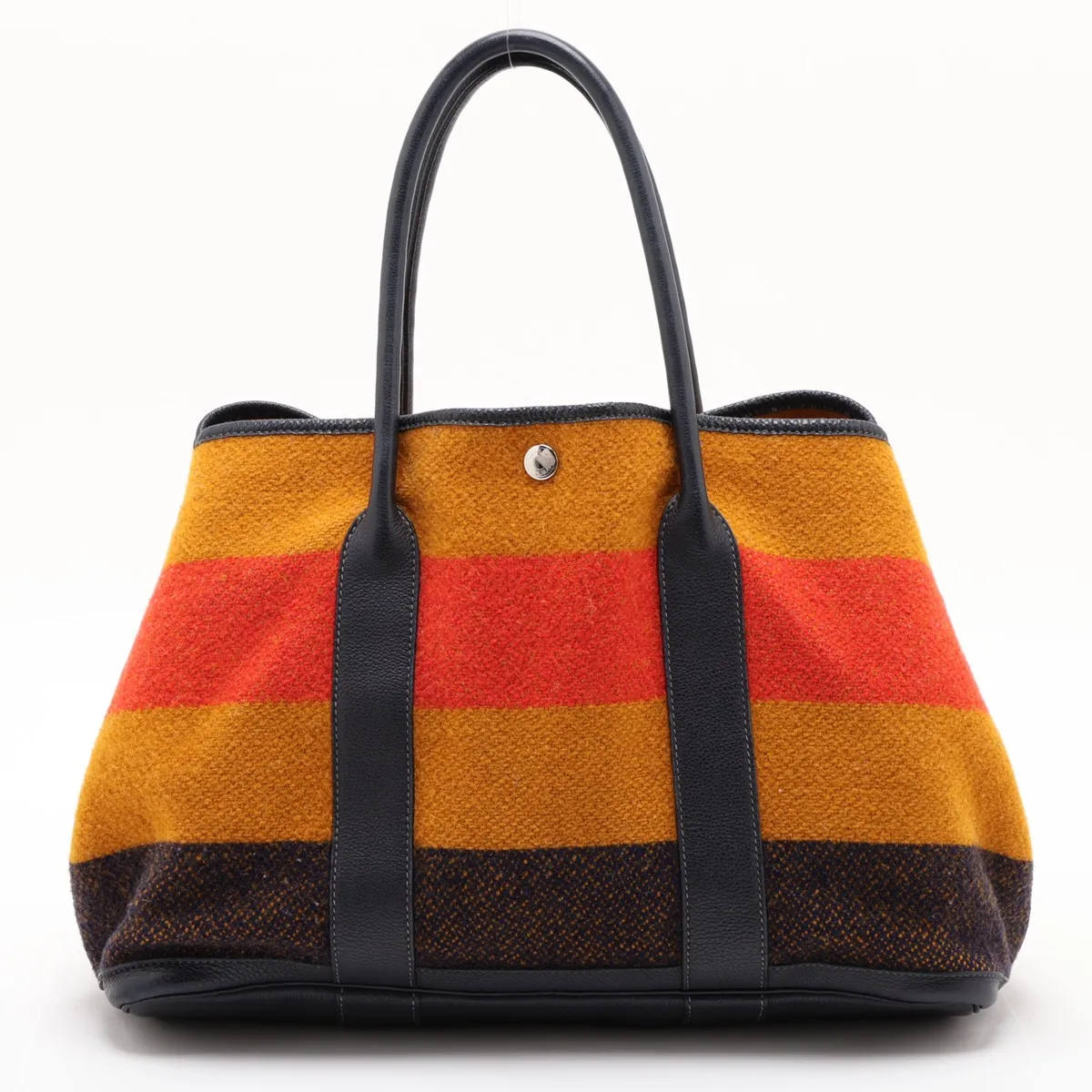 Garden Party 36 PM, Rocabar wool x Negonda leather, multicolor, silver hardware, stamp unknown. — view 2
