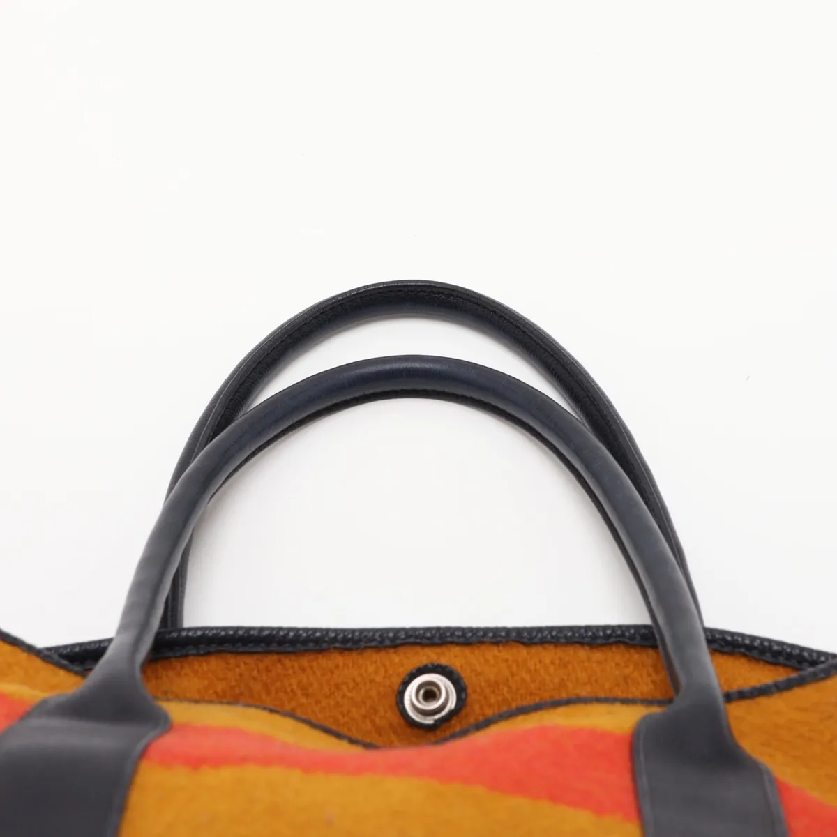 Garden Party 36 PM, Rocabar wool x Negonda leather, multicolor, silver hardware, stamp unknown. — view 6