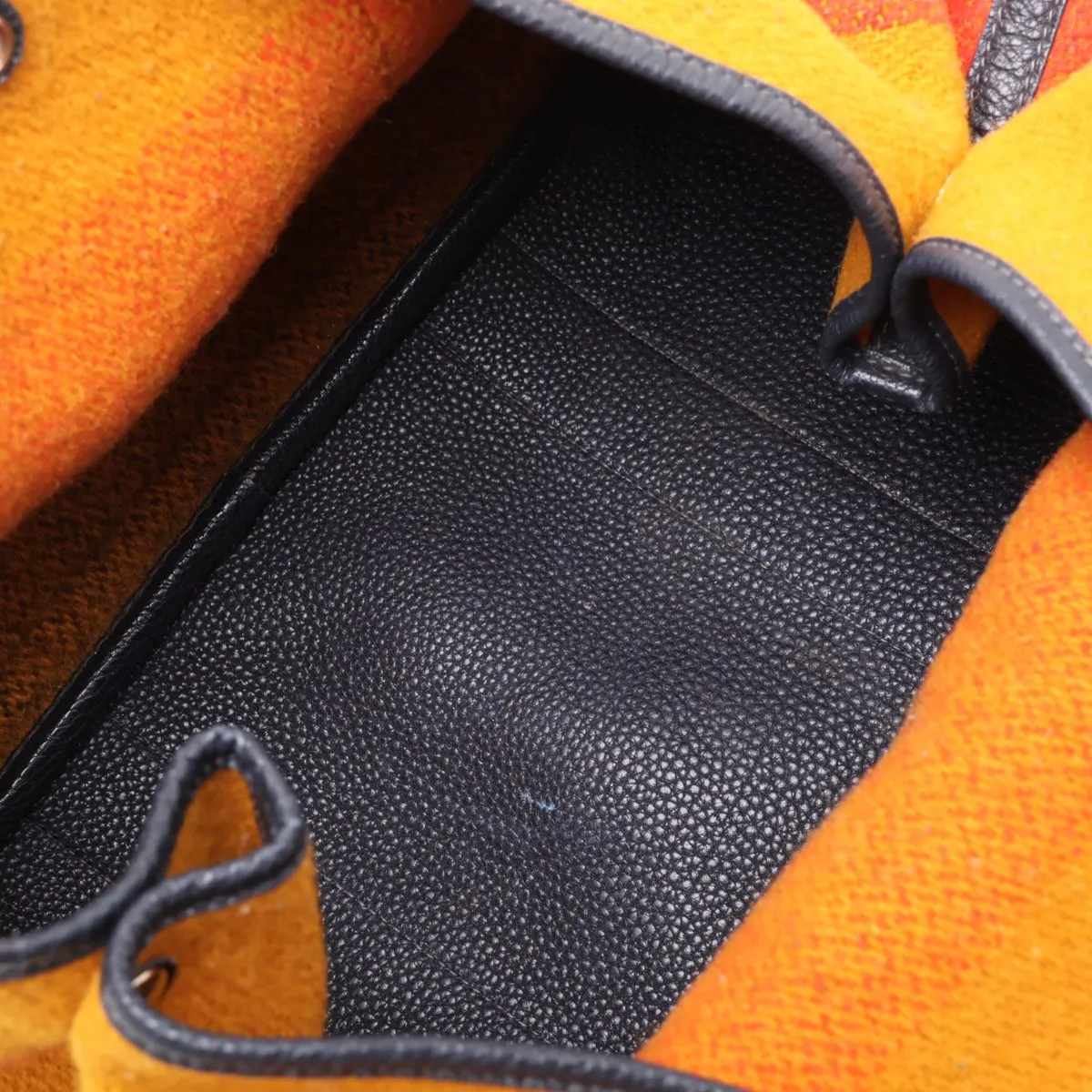Garden Party 36 PM, Rocabar wool x Negonda leather, multicolor, silver hardware, stamp unknown. — view 7
