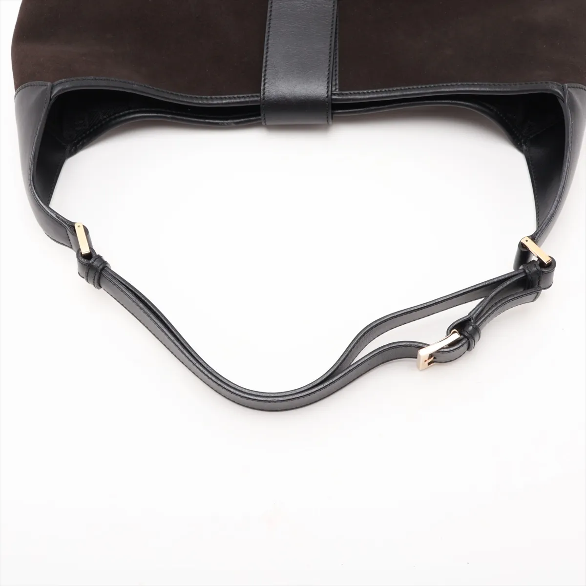 Dionysus Suede and Leather Shoulder Bag, Brown — view 5