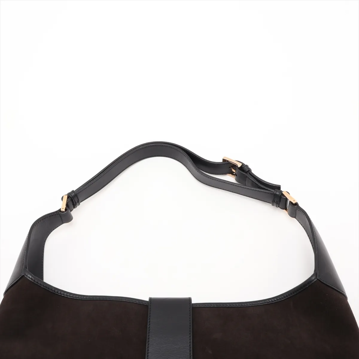 Dionysus Suede and Leather Shoulder Bag, Brown — view 6