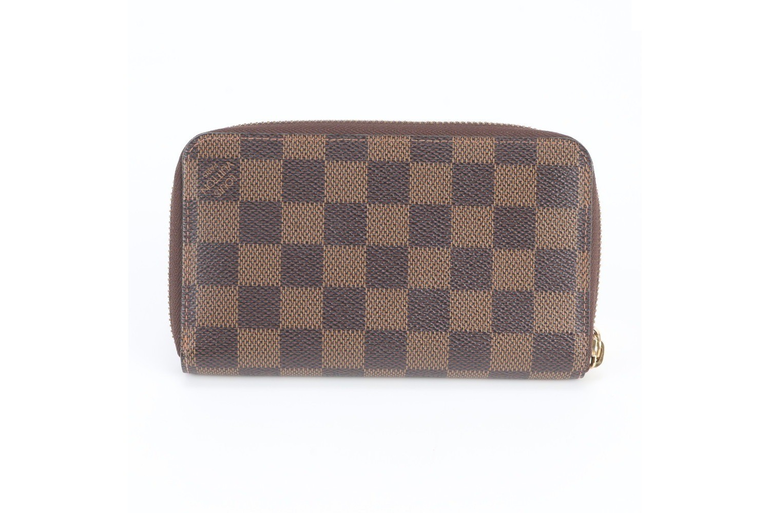 Damier Zippy Compact Wallet N60028 Leather Long Wallet — view 2