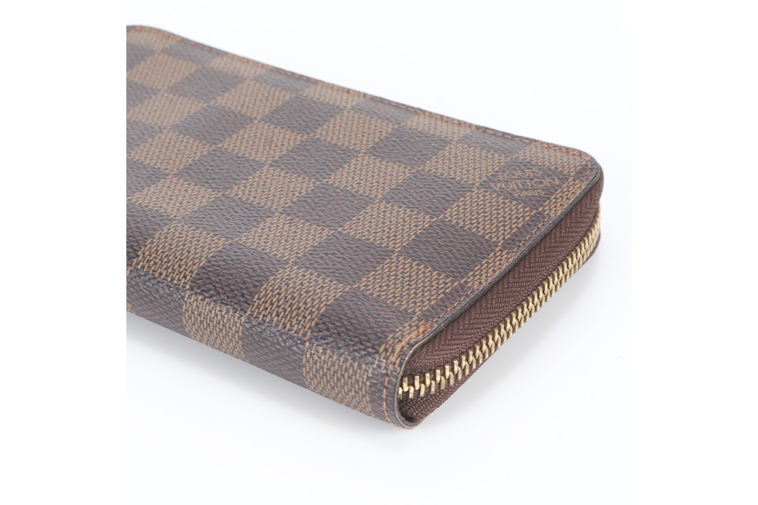 Damier Zippy Compact Wallet N60028 Leather Long Wallet — view 3