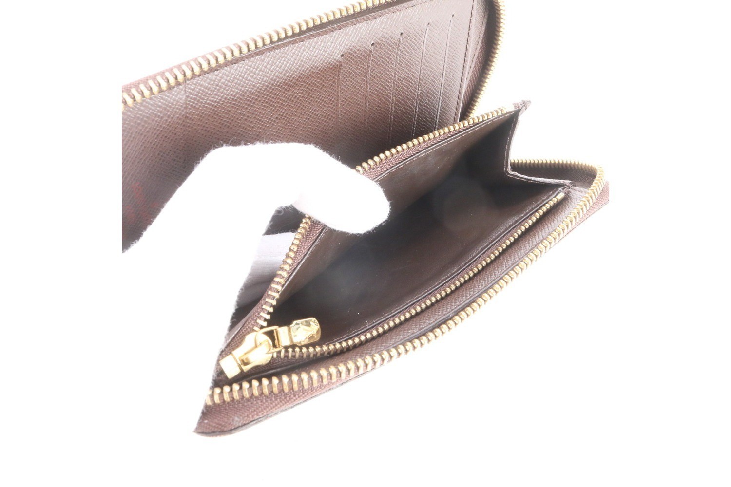 Damier Zippy Compact Wallet N60028 Leather Long Wallet — view 7