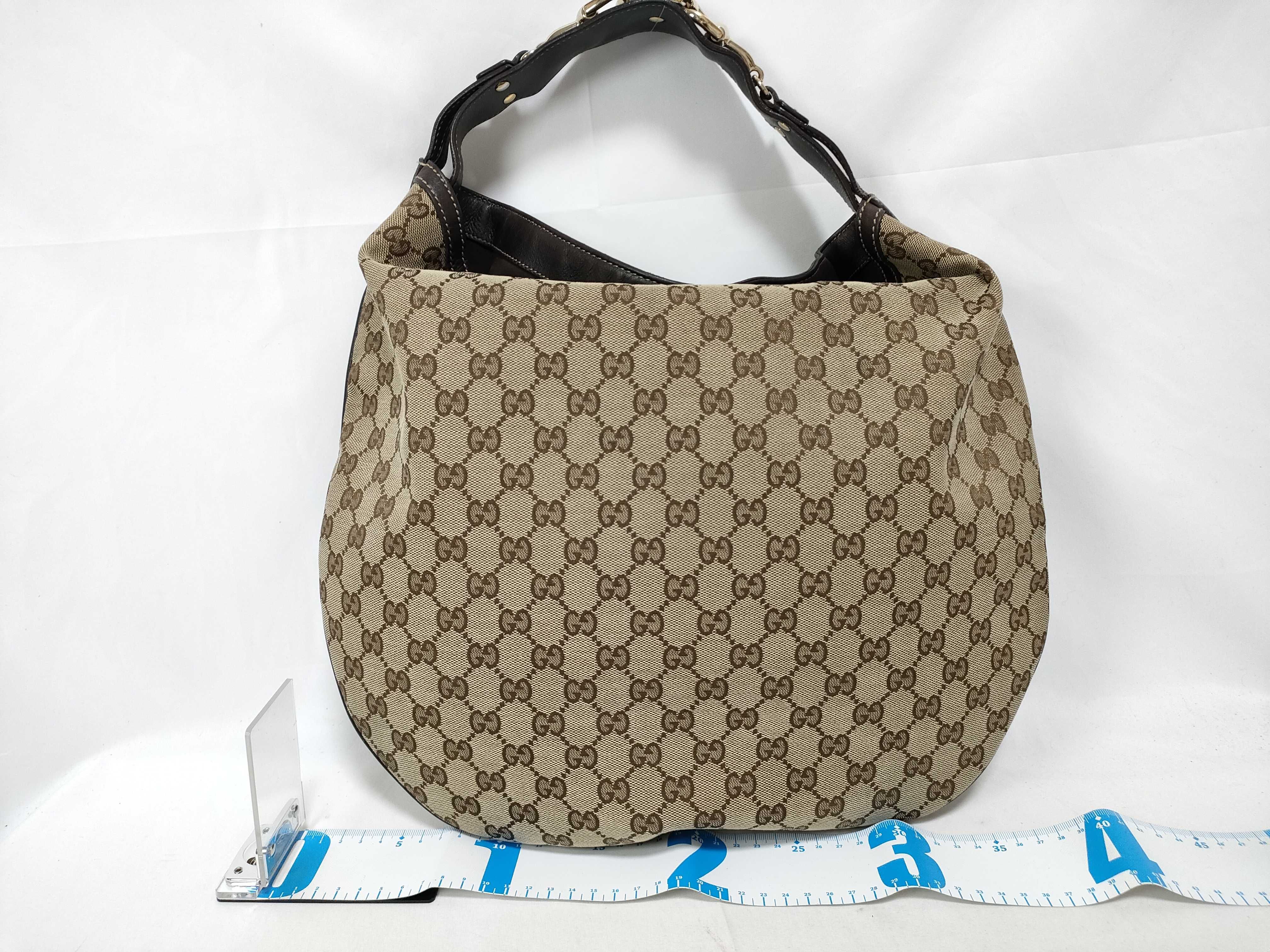 Brown Canvas Vintage Kidney Bean Waist Bag Handbag — view 2