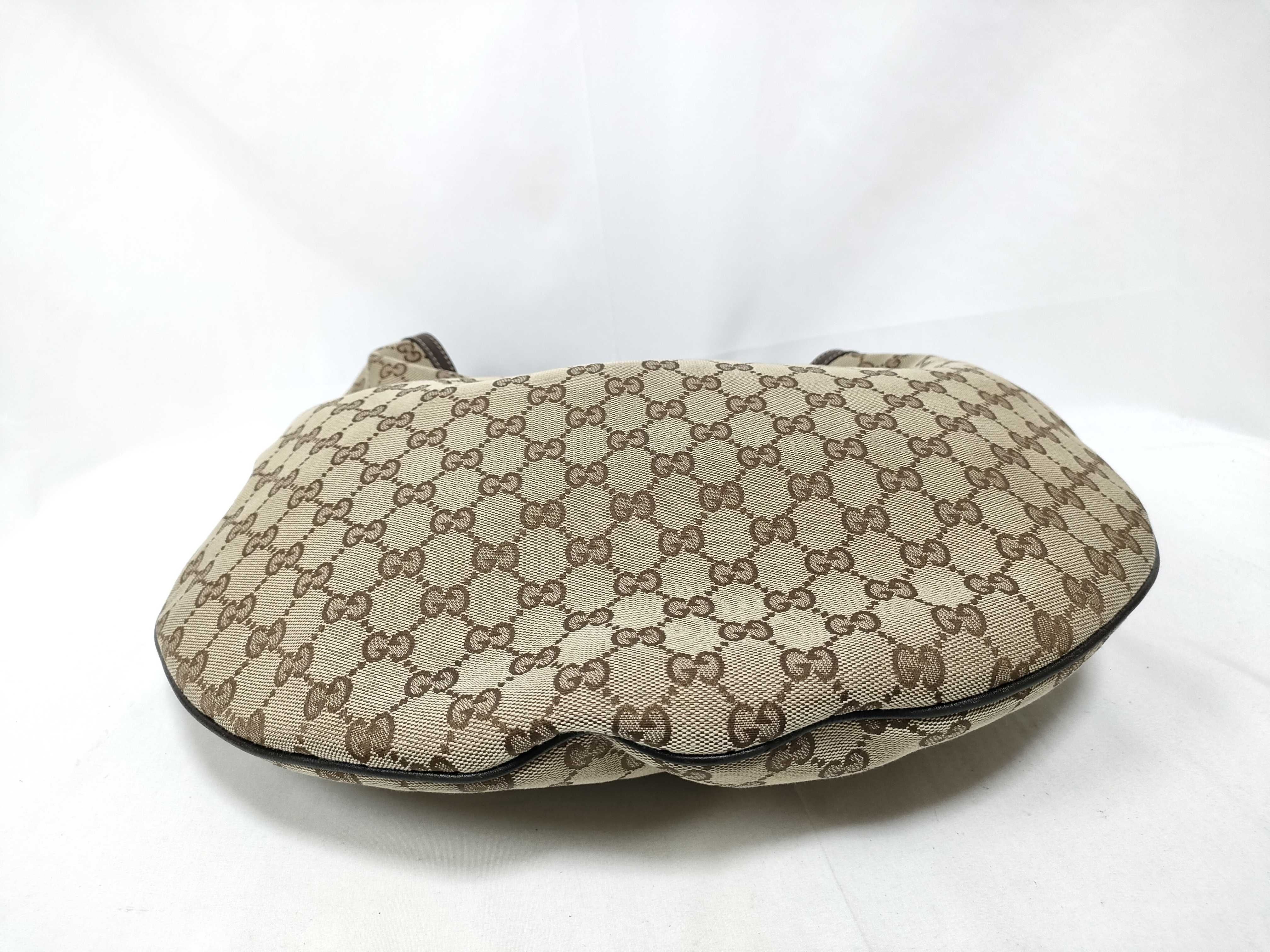 Brown Canvas Vintage Kidney Bean Waist Bag Handbag — view 3