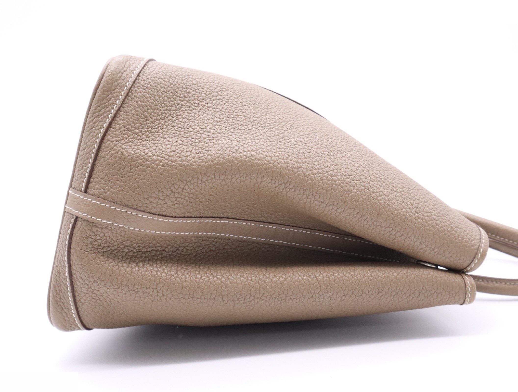Leather Garden Party MM Etoupe SV metal fittings with storage bag R stamp 2014 — view 5