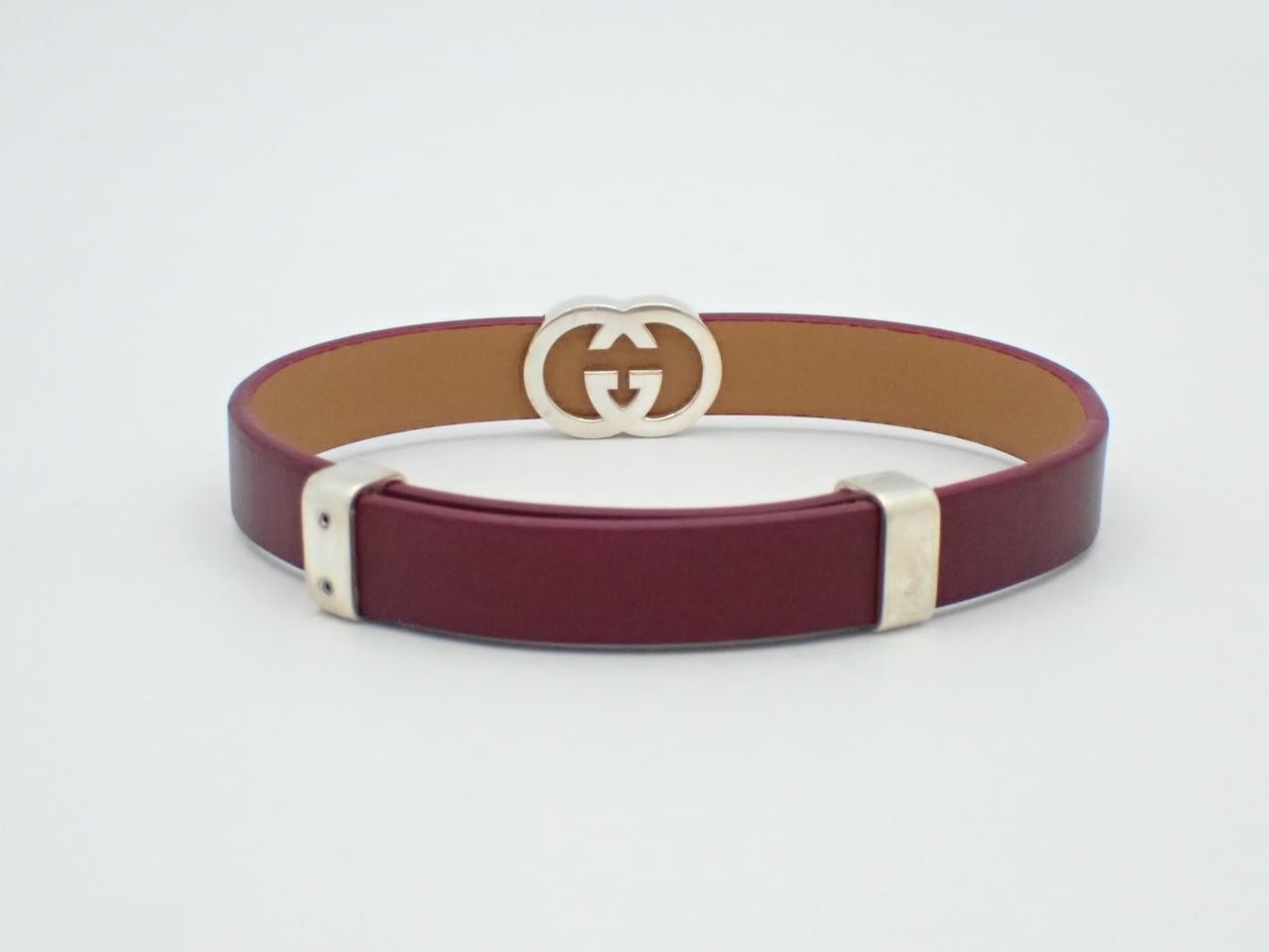 925 Leather Bracelet, Total Length: Approximately 24cm — view 2