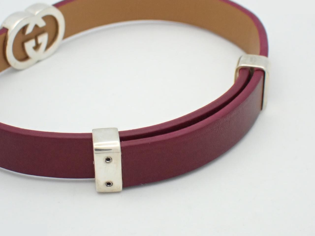 925 Leather Bracelet, Total Length: Approximately 24cm — view 3