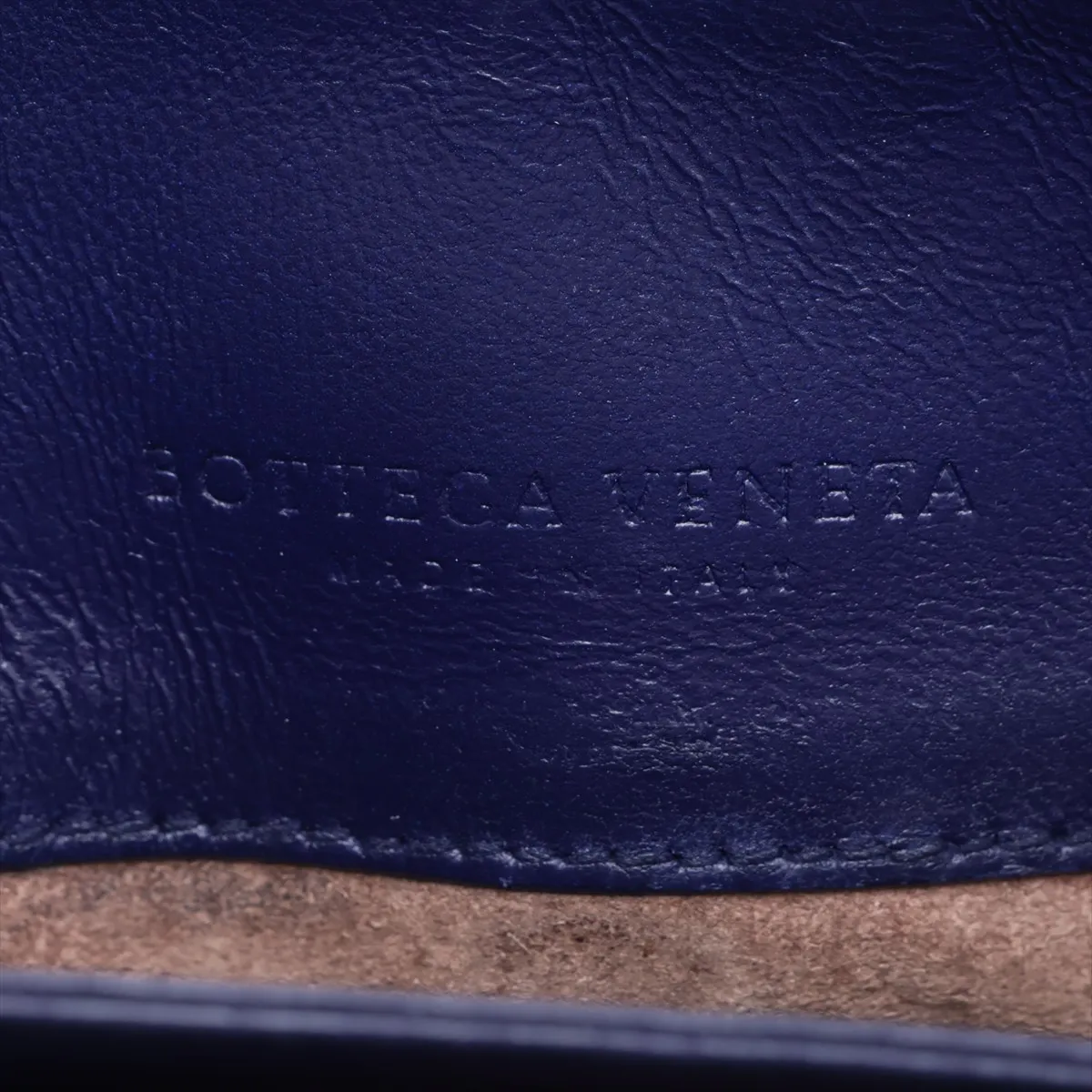 Intrecciato Olympian Chain Shoulder Bag, Blue — view 10