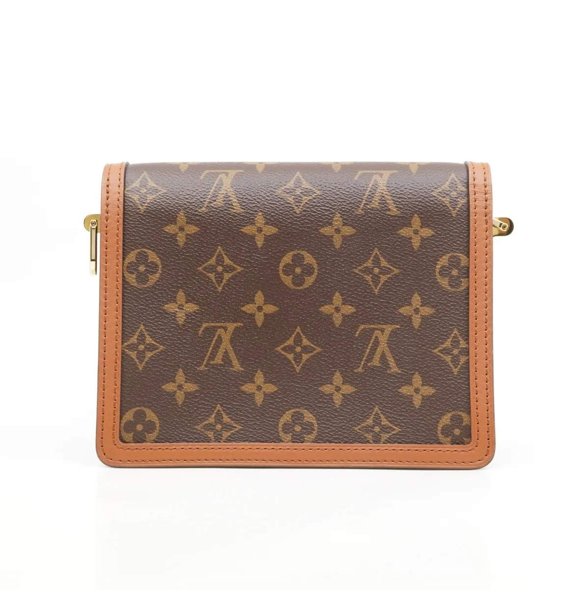 Monogram x Monogram Reverse Dauphine MINI M45959 RFID detected Brown Shoulder Bag Gold Hardware Odor — view 2