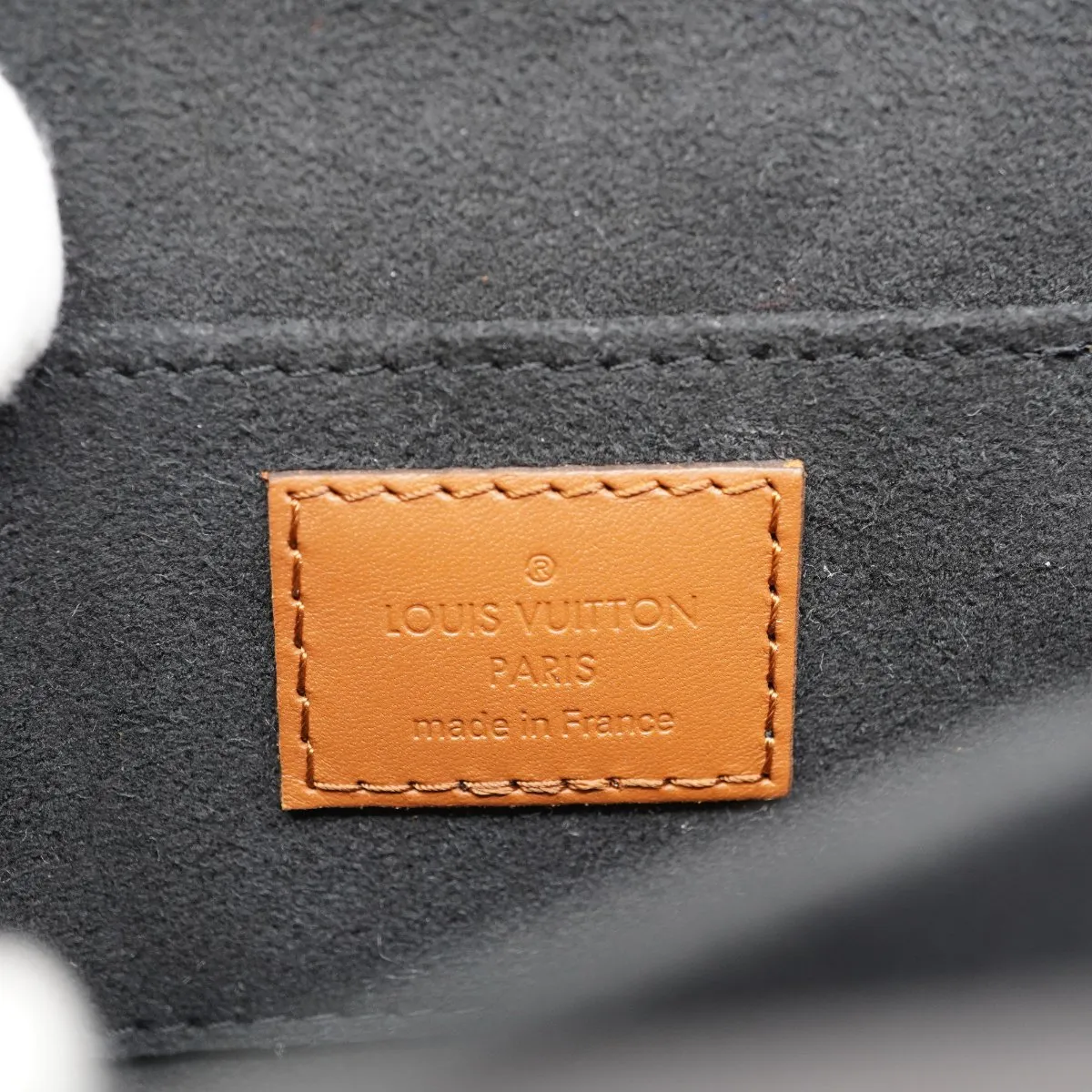 Monogram x Monogram Reverse Dauphine MINI M45959 RFID detected Brown Shoulder Bag Gold Hardware Odor — view 9