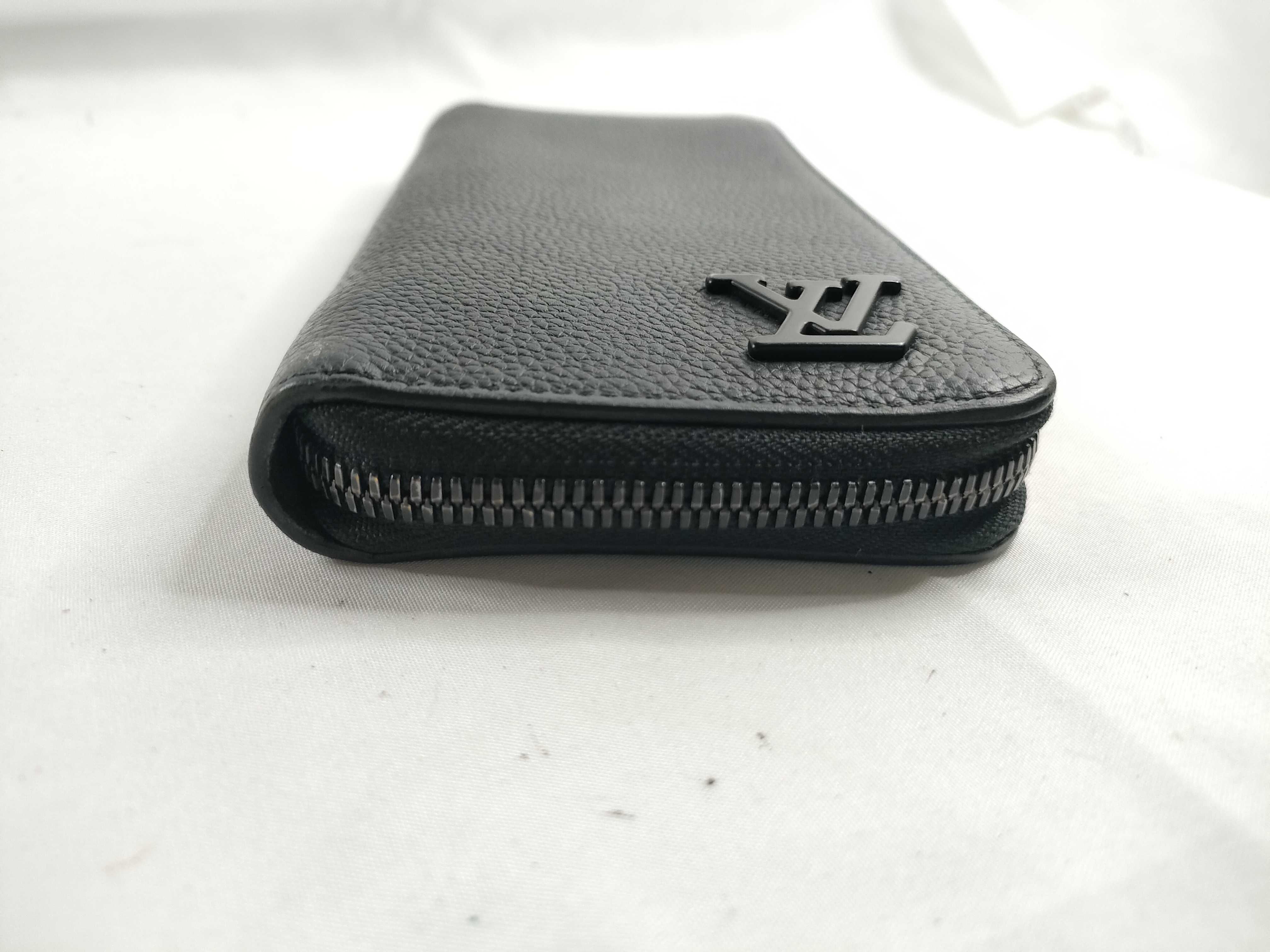 LV Aerogram Zippy Wallet M81743 Noir (Fiber Optic ID detected) Includes Box and Dust Bag — view 7