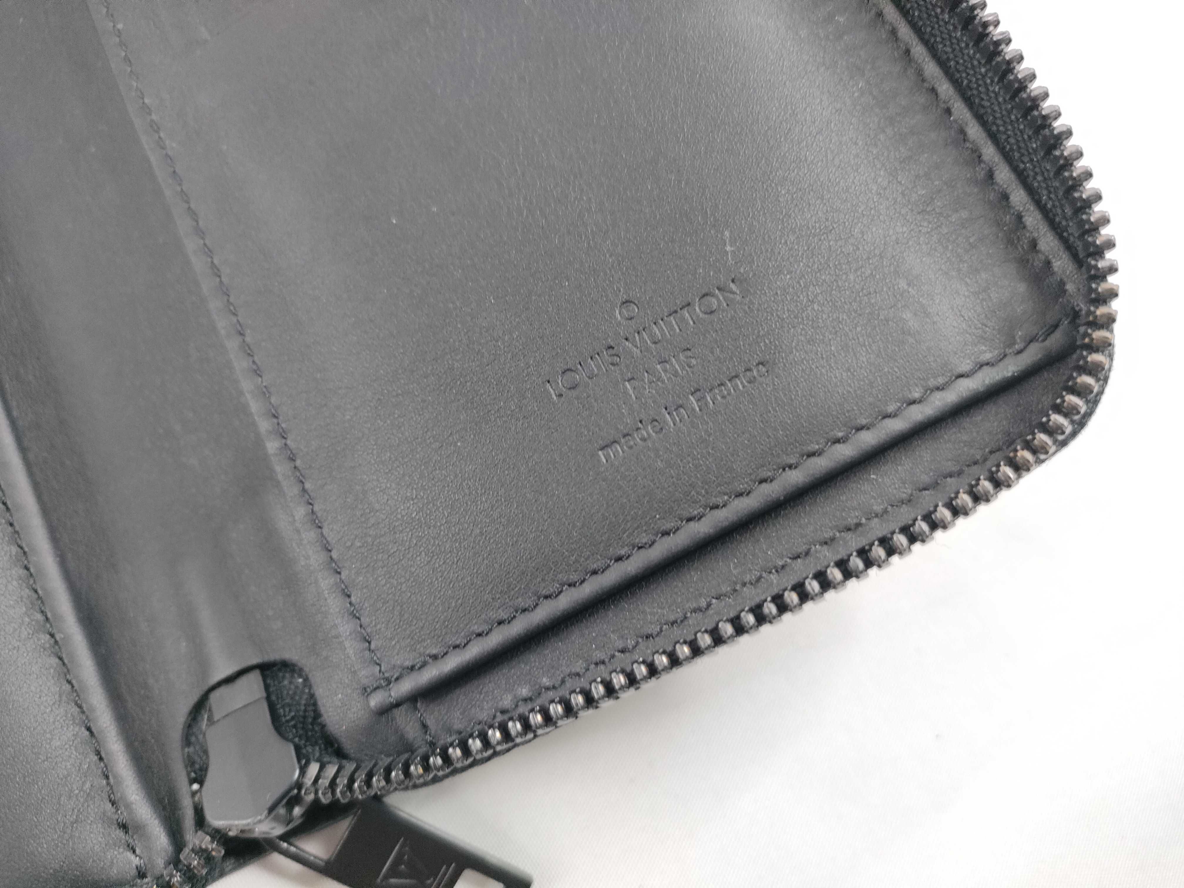 LV Aerogram Zippy Wallet M81743 Noir (Fiber Optic ID detected) Includes Box and Dust Bag — view 9