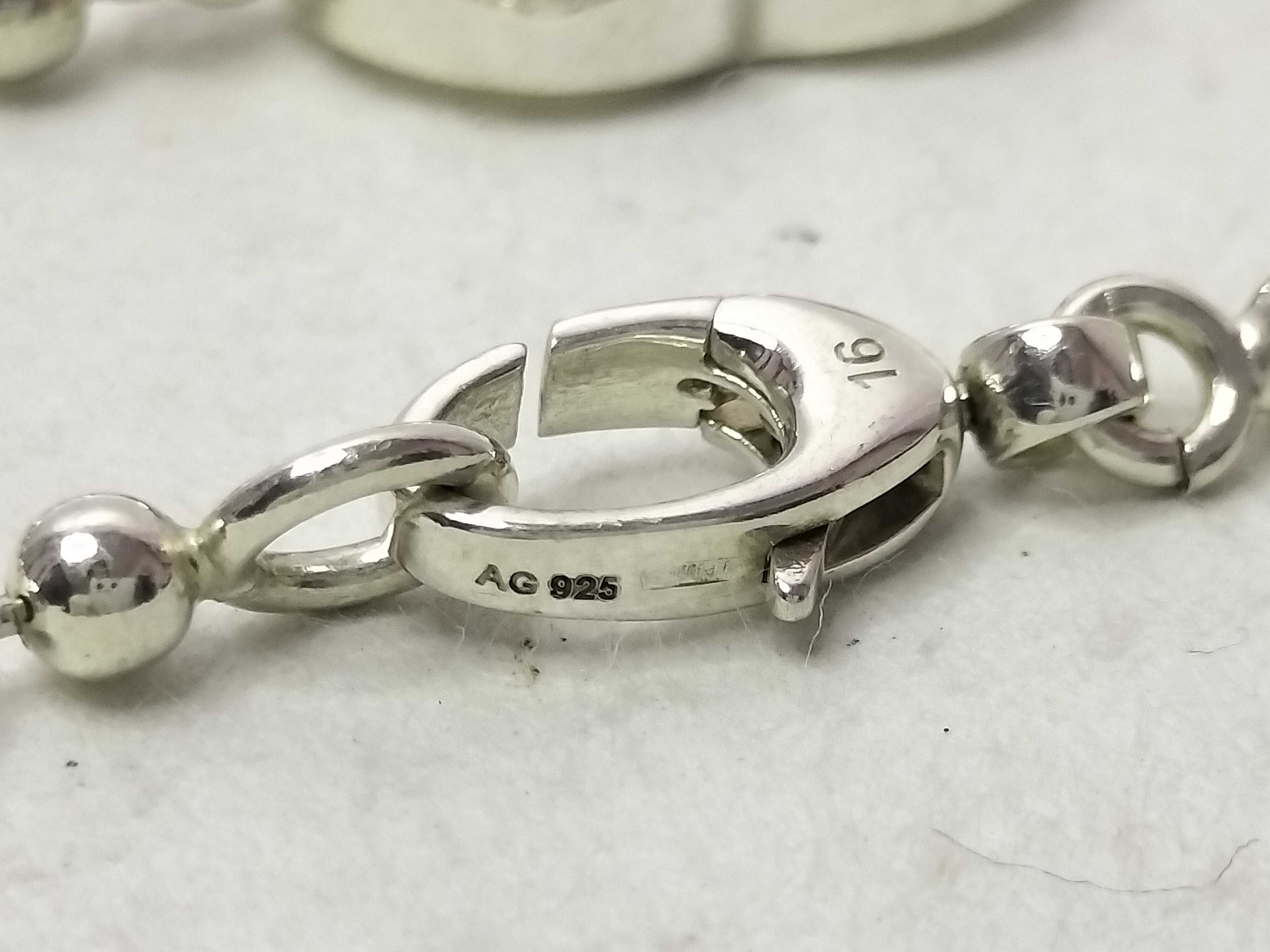 Ag925 Interlocking G Heart Ball Chain Bracelet 12.95g Accessories: Dust bag Bracelet/Bangle — view 9