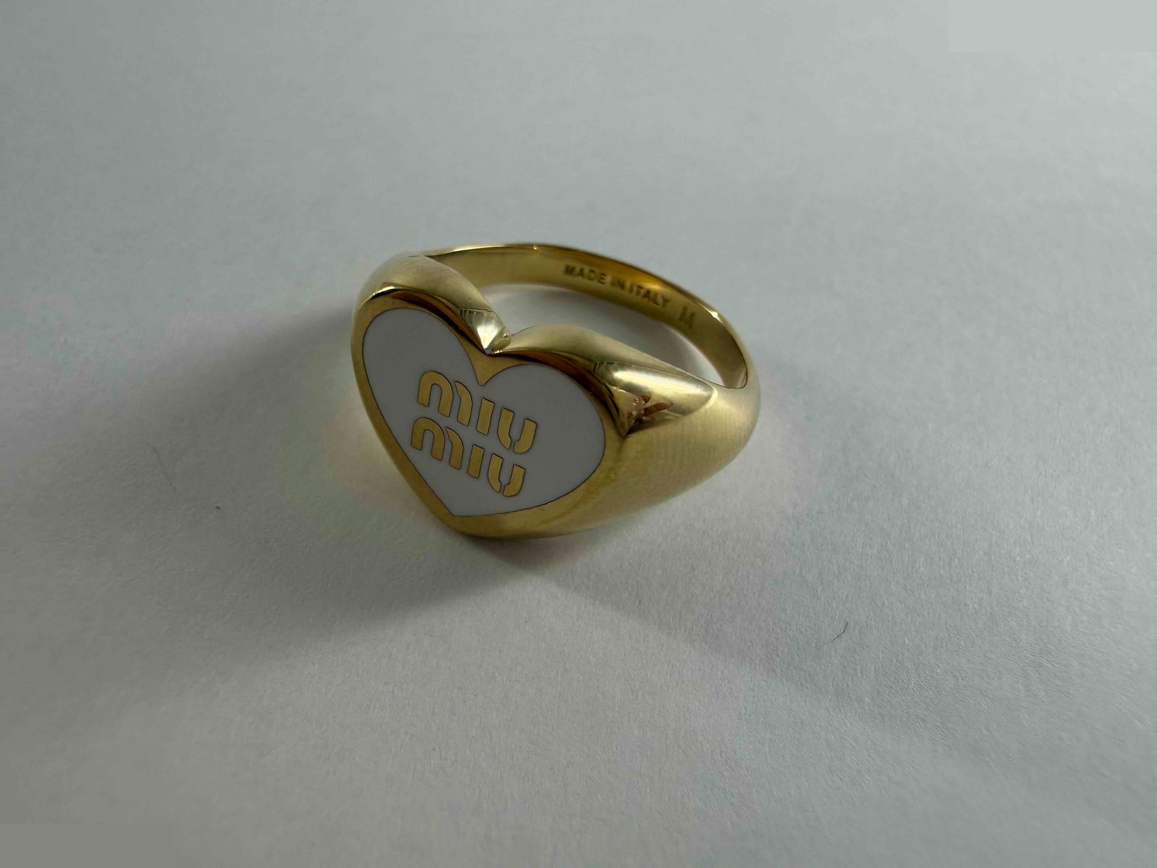 Heart Ring #M Other Line Precious Metal Ring #13.5 — view 2