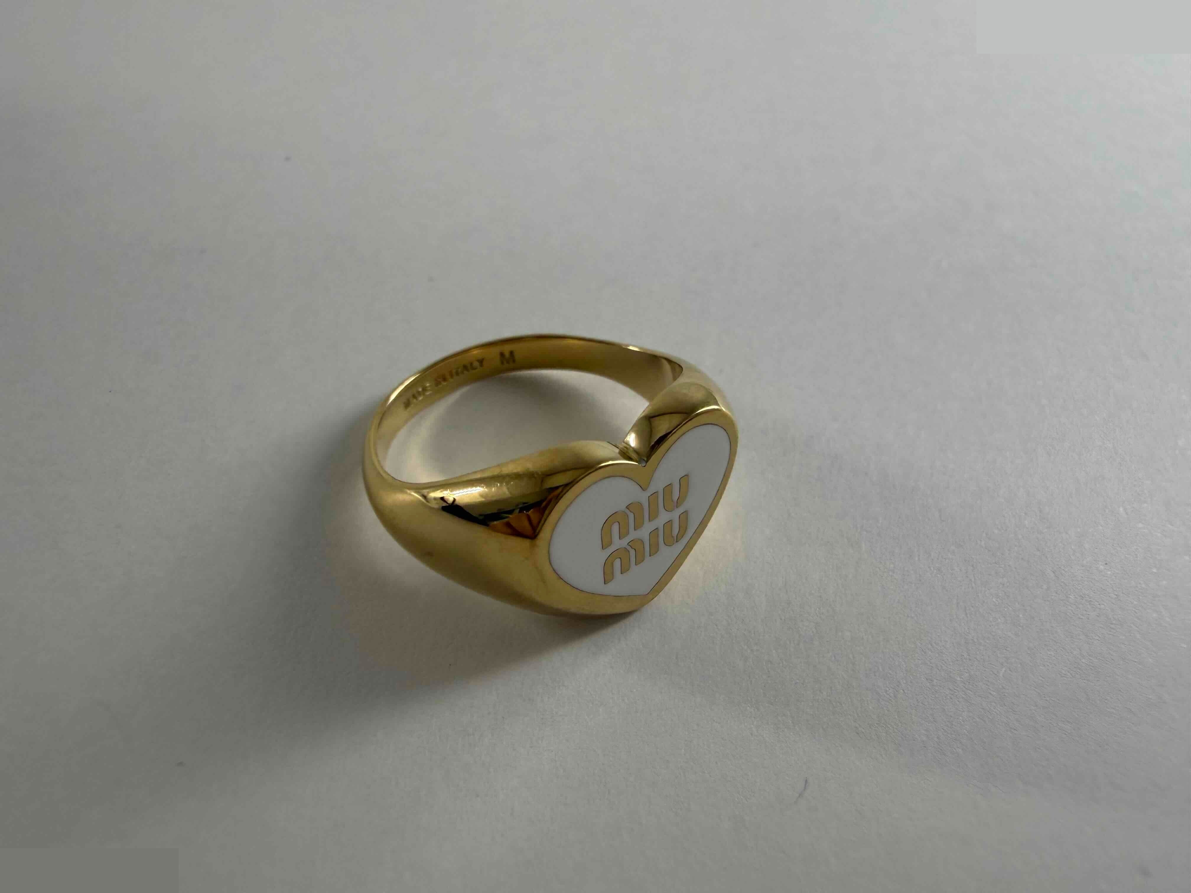 Heart Ring #M Other Line Precious Metal Ring #13.5 — view 3
