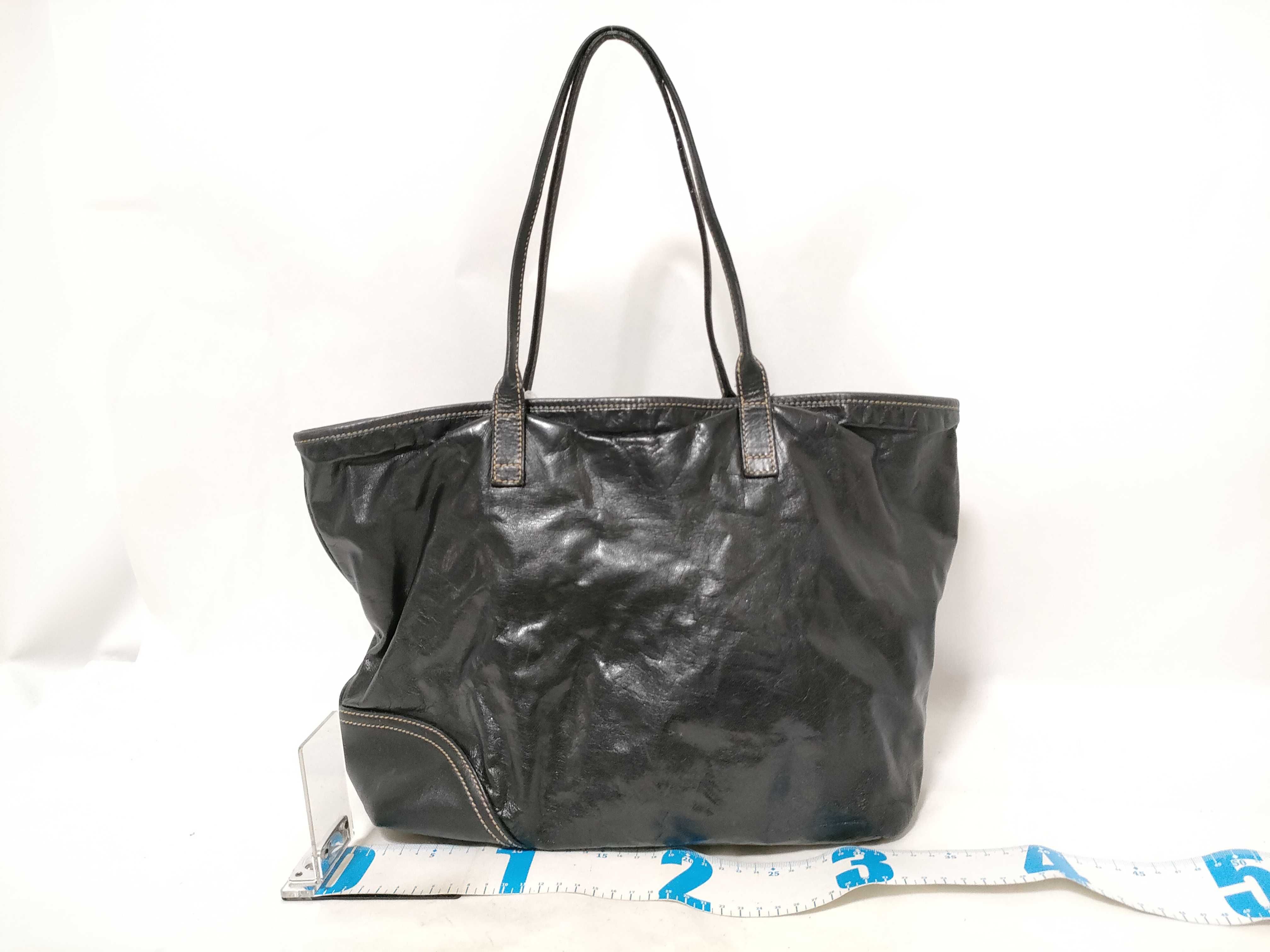 169945 486623 GG Logo Black Tote Bag — view 2