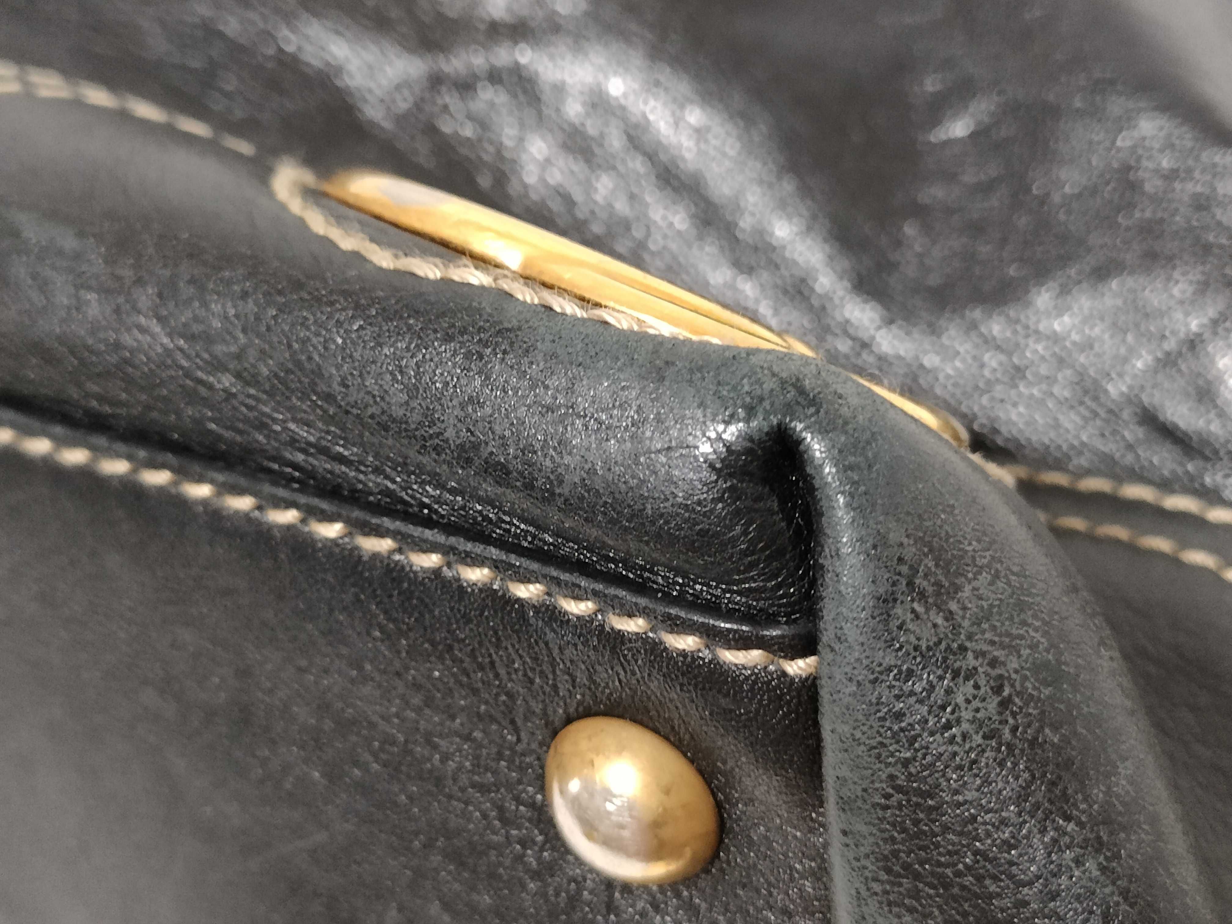 169945 486623 GG Logo Black Tote Bag — view 6