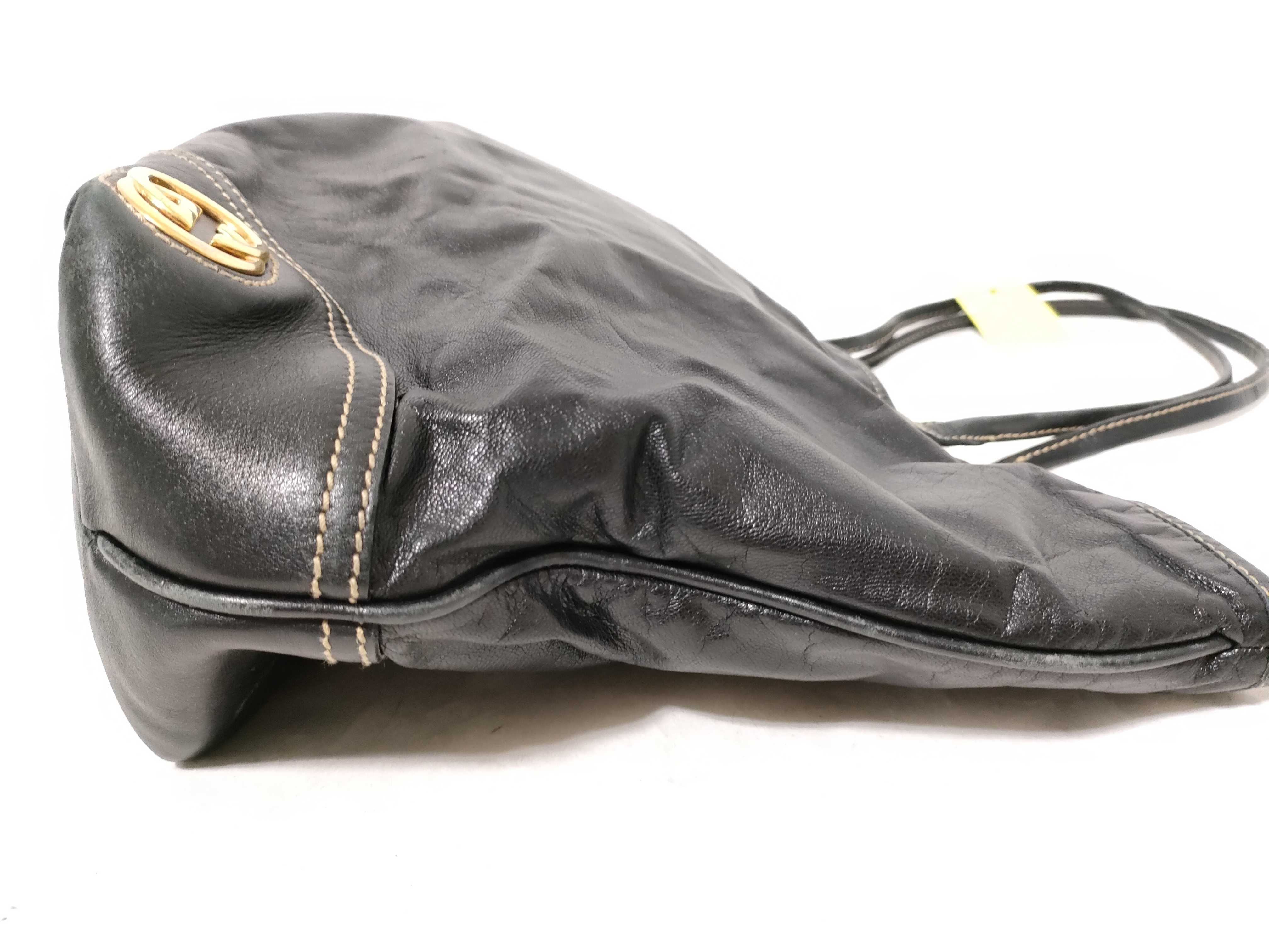 169945 486623 GG Logo Black Tote Bag — view 8
