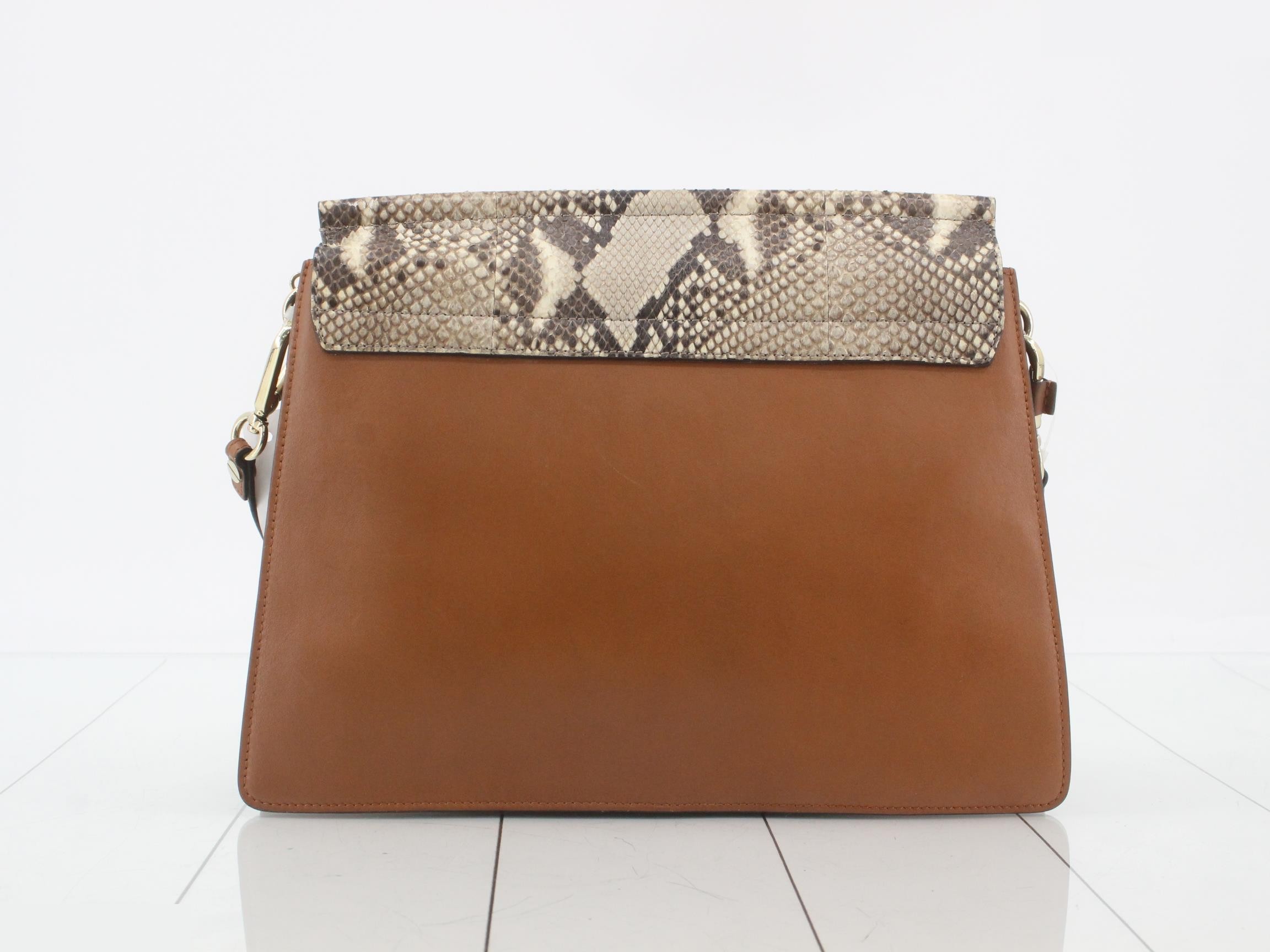 Faye Python Shoulder Bag — view 2