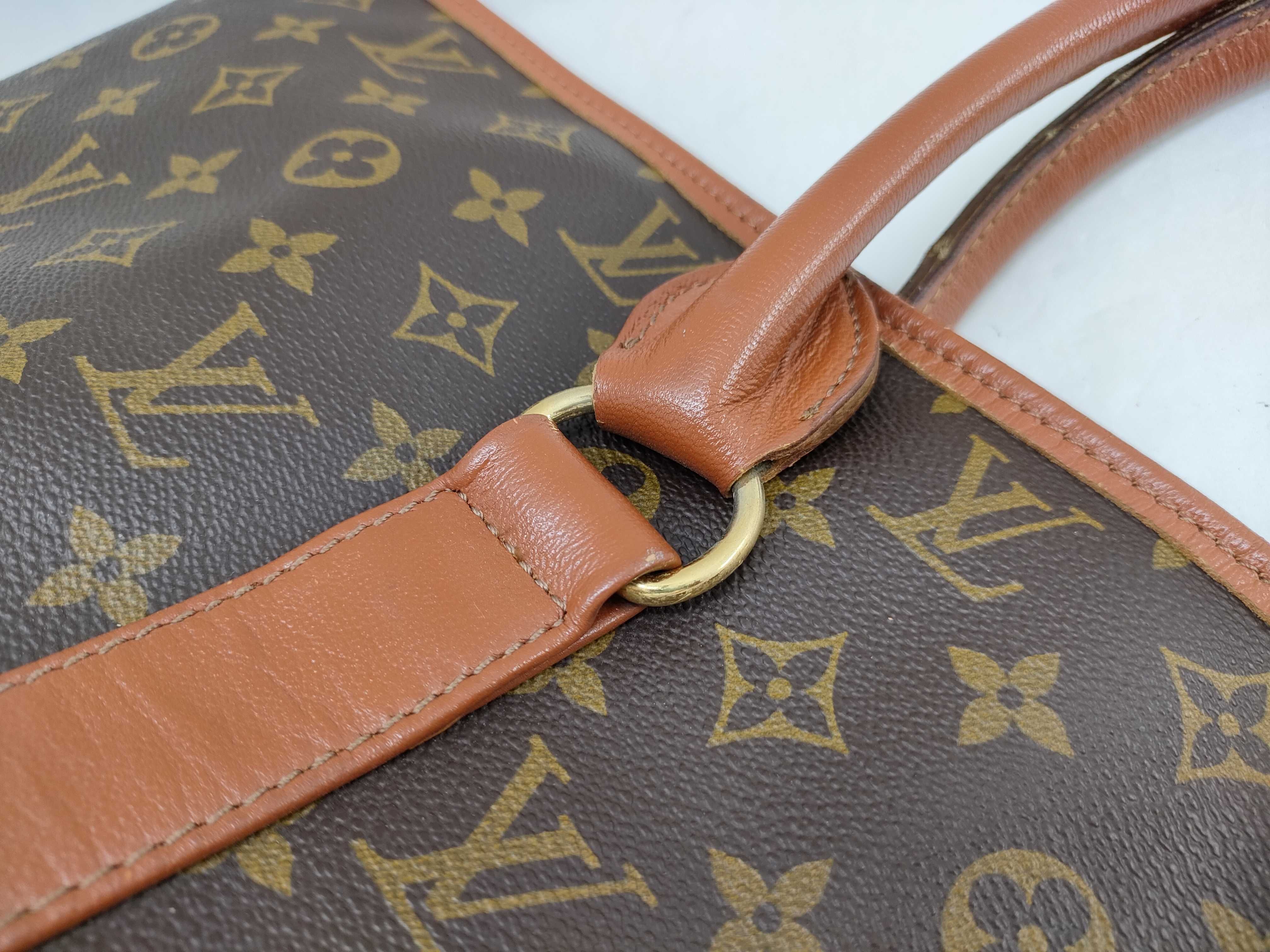 Monogram Vuitton Weekend Tote Bag — view 5