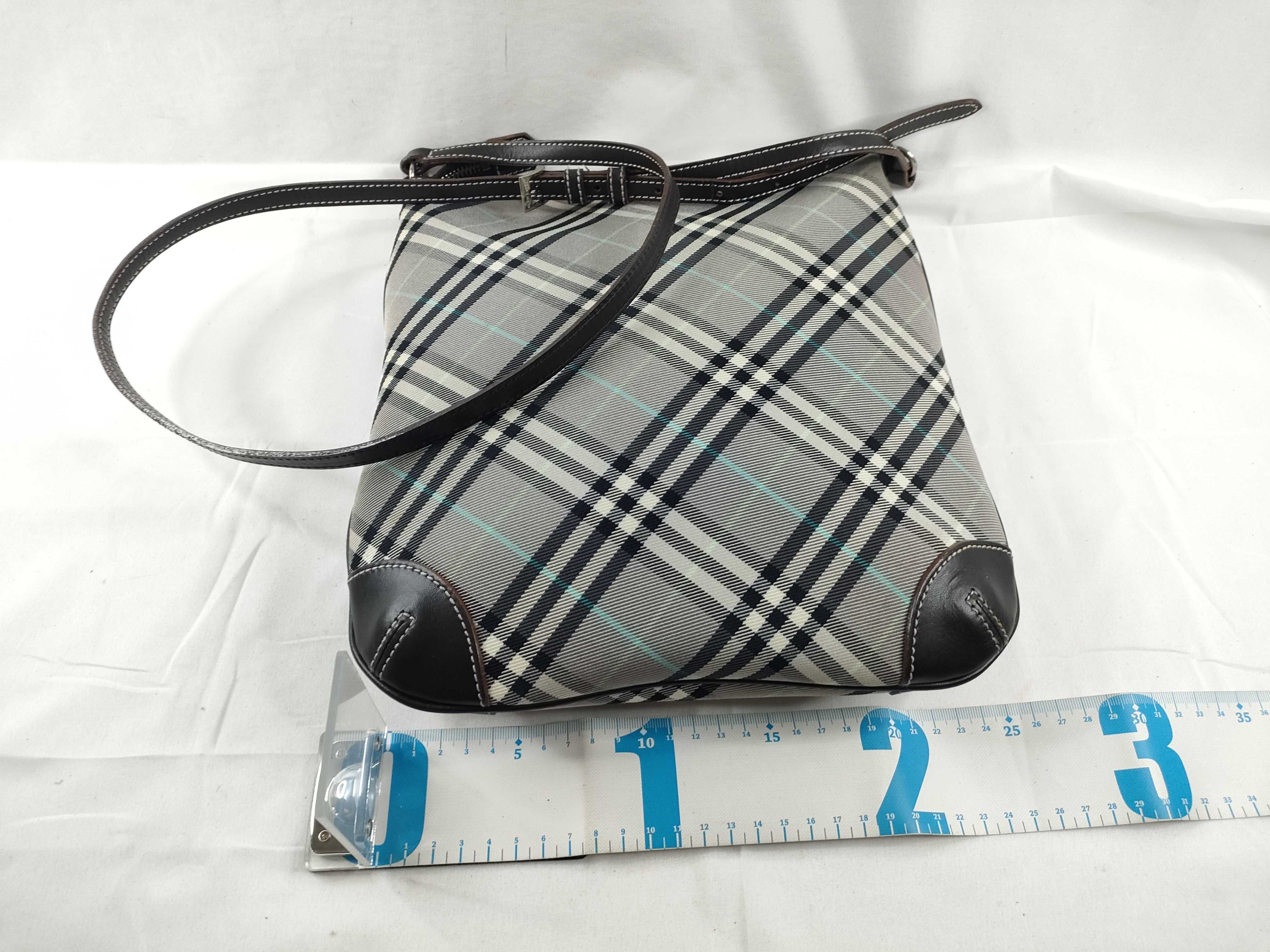 Blue Label Shoulder Bag, Check Pattern Shoulder Bag — view 2
