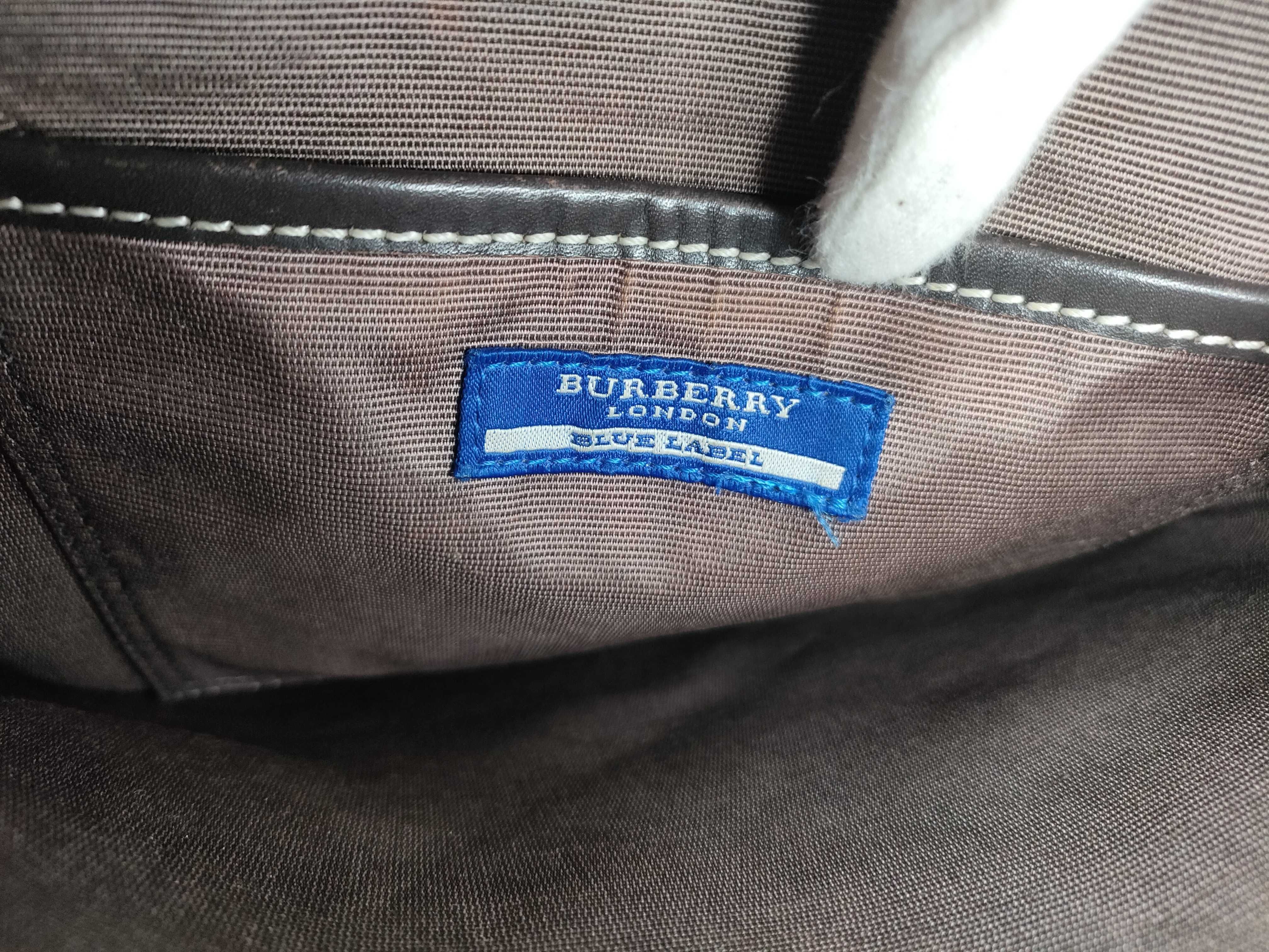 Blue Label Shoulder Bag, Check Pattern Shoulder Bag — view 13