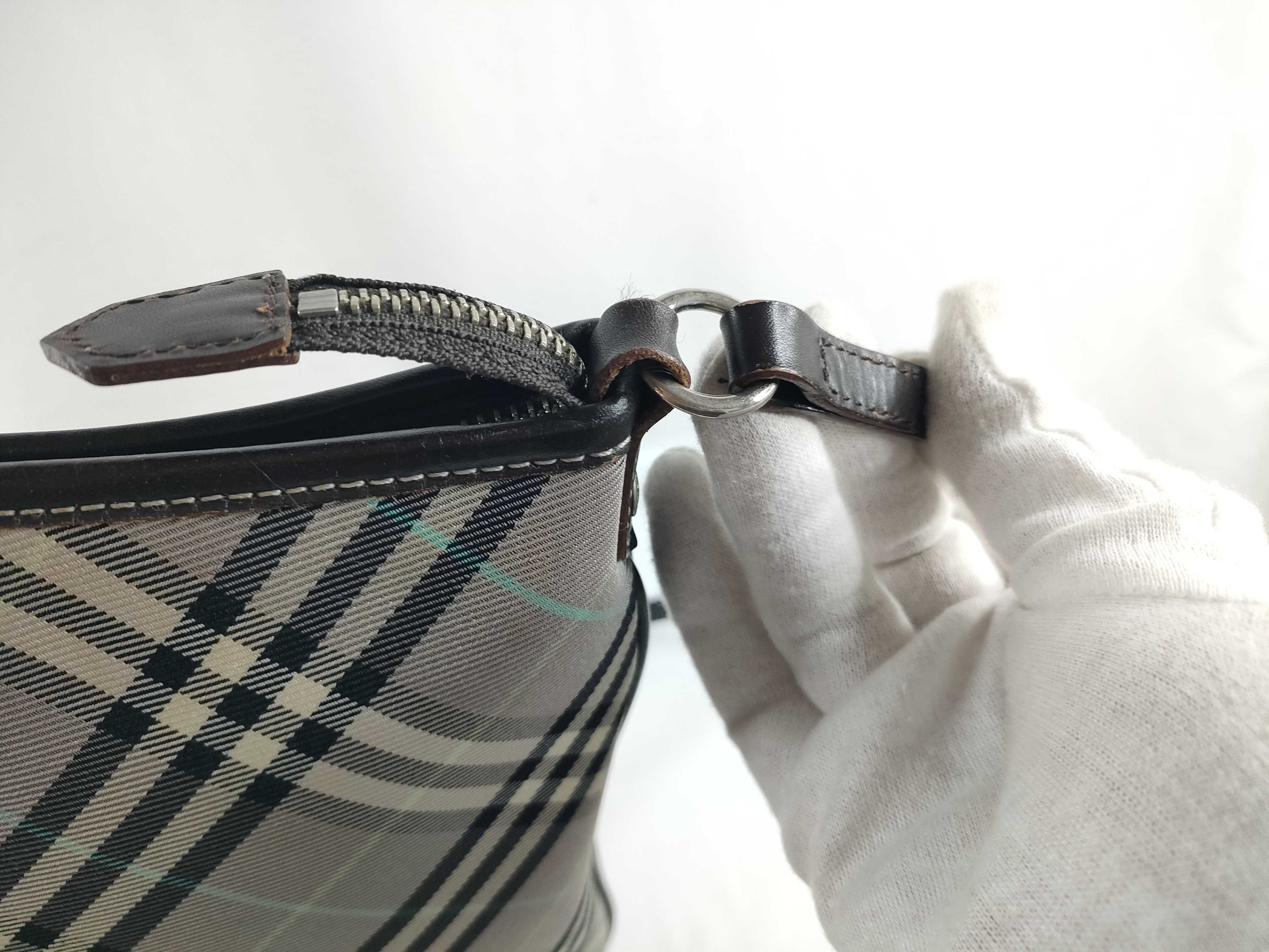 Blue Label Shoulder Bag, Check Pattern Shoulder Bag — view 8