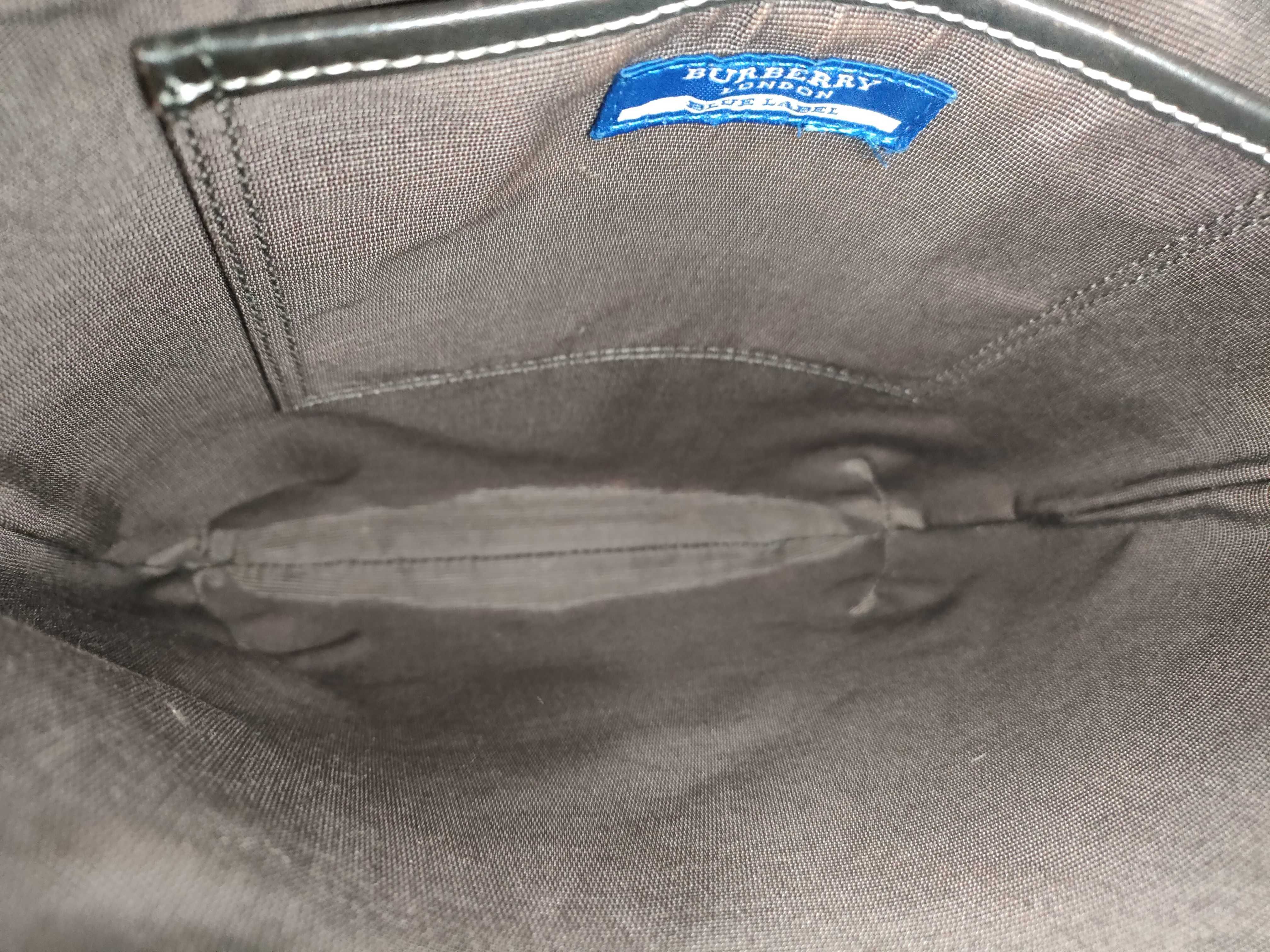 Blue Label Shoulder Bag, Check Pattern Shoulder Bag — view 10