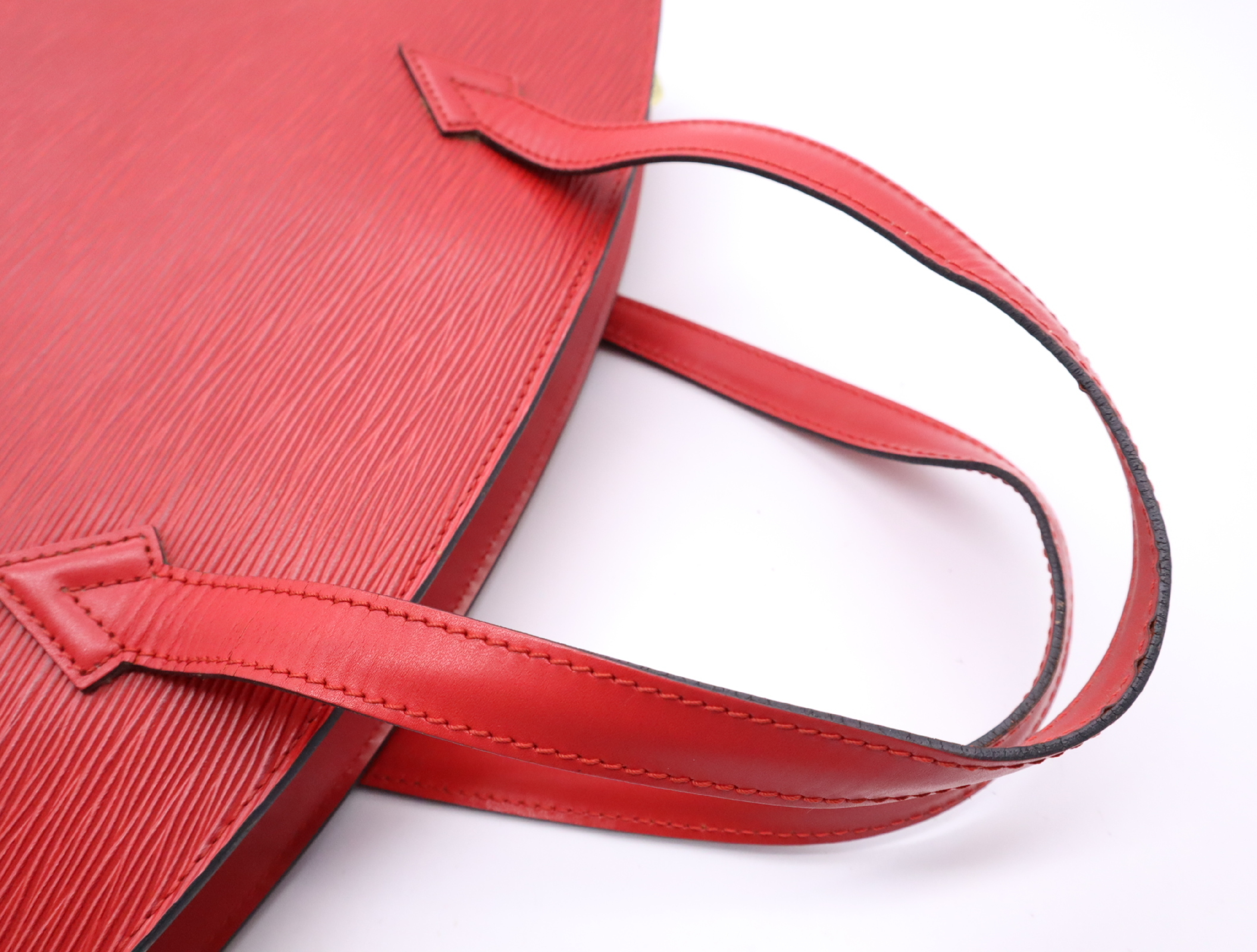 M52277 Epi Saint Jacques Castilian Red Tote Bag — view 12