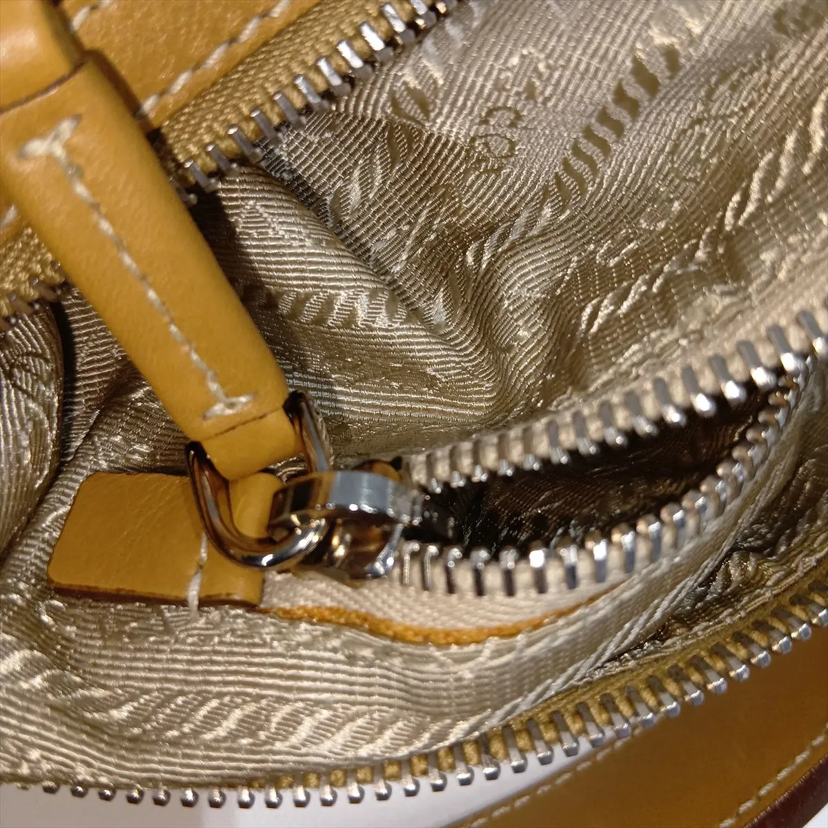 Leather Shoulder Bag, Brown BR3336 — view 12