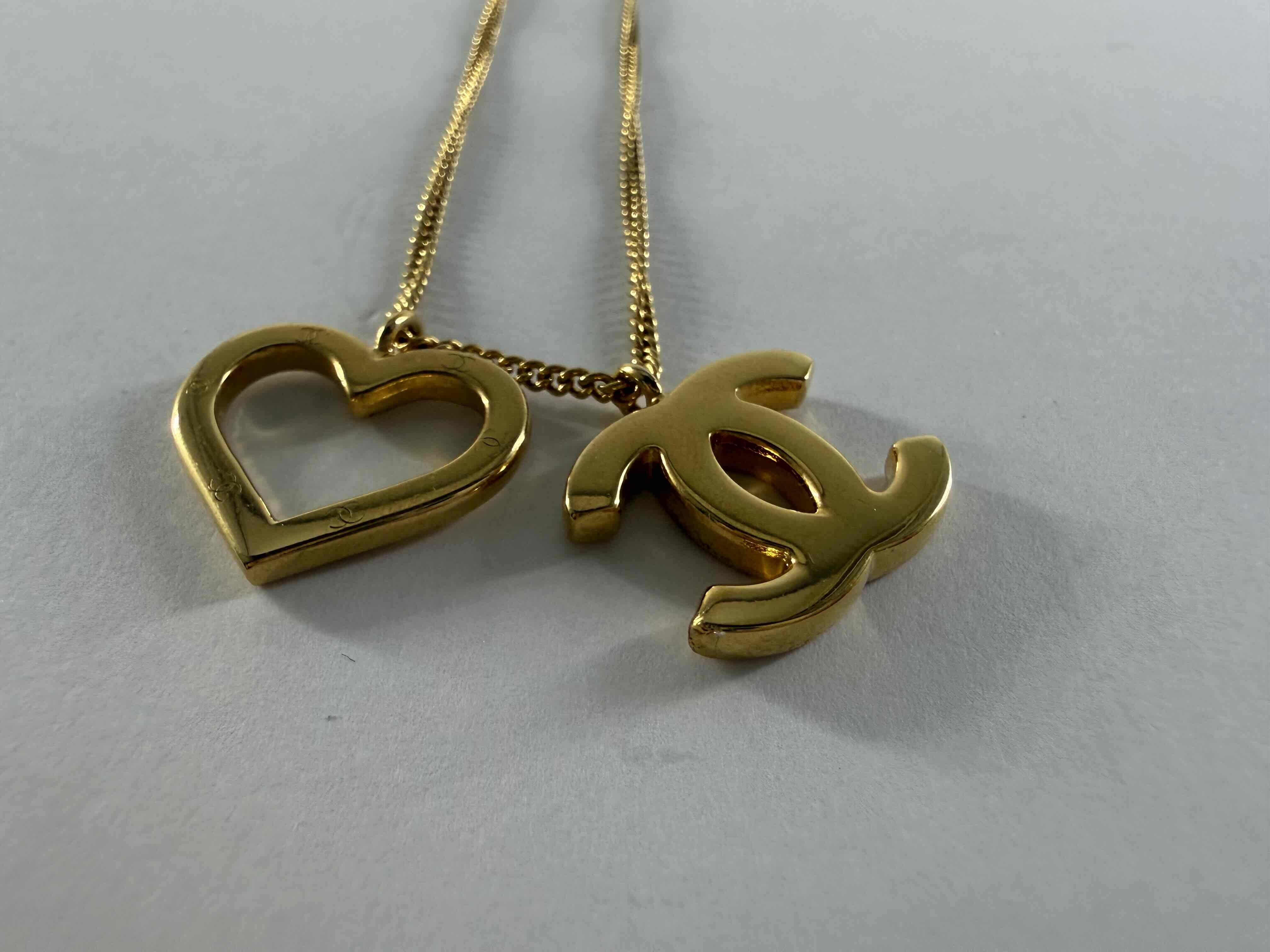 Coco Mark Heart Necklace — view 4